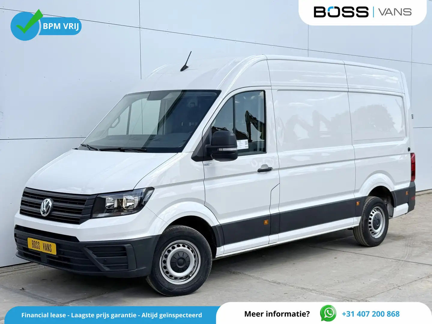Volkswagen Crafter 2.0 TDI 140 PK L3H3 Cruise Control Apple Carplay C Wit - 1