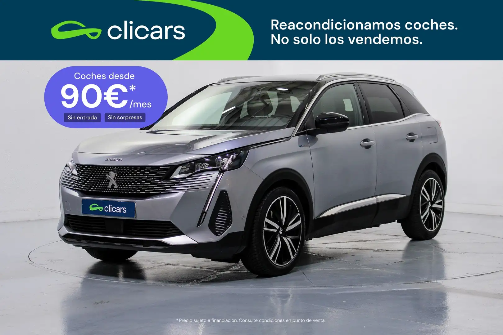 Peugeot 3008 HYB PHEV 225 GT Pack e-EAT8 Plateado - 1