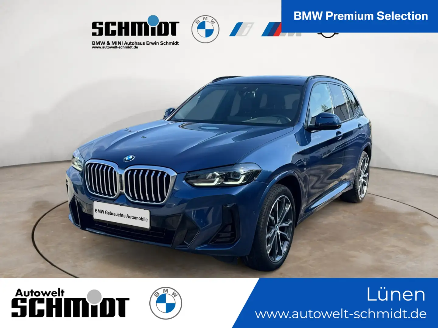 BMW X3 xDrive20i M Sportpaket + 2Jahre-BPS.-GARANTIE Bleu - 1