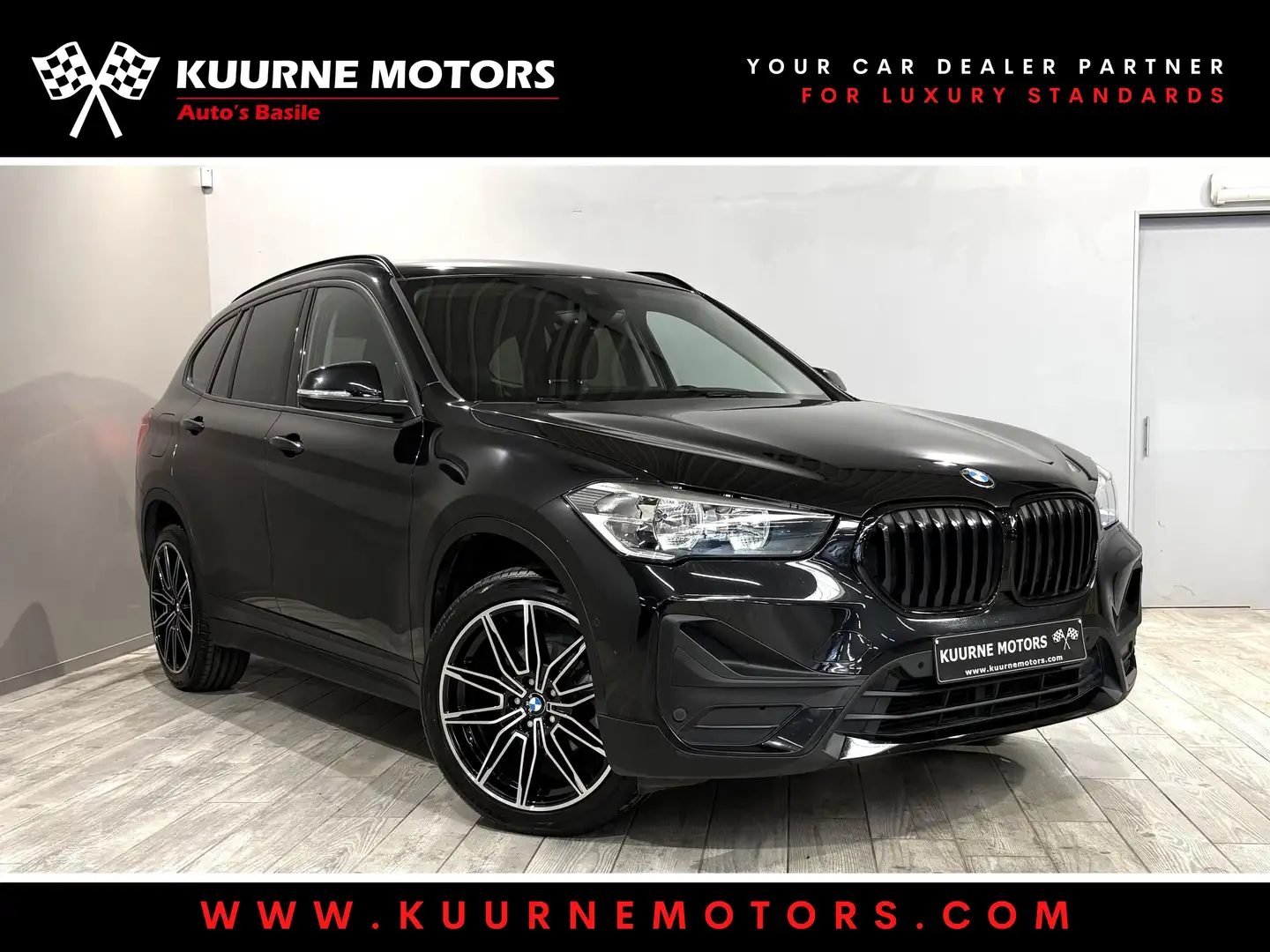 BMW X1 sDrive16d Alu19"/Leder/Gps/Cruise *1j garantie* Noir - 1