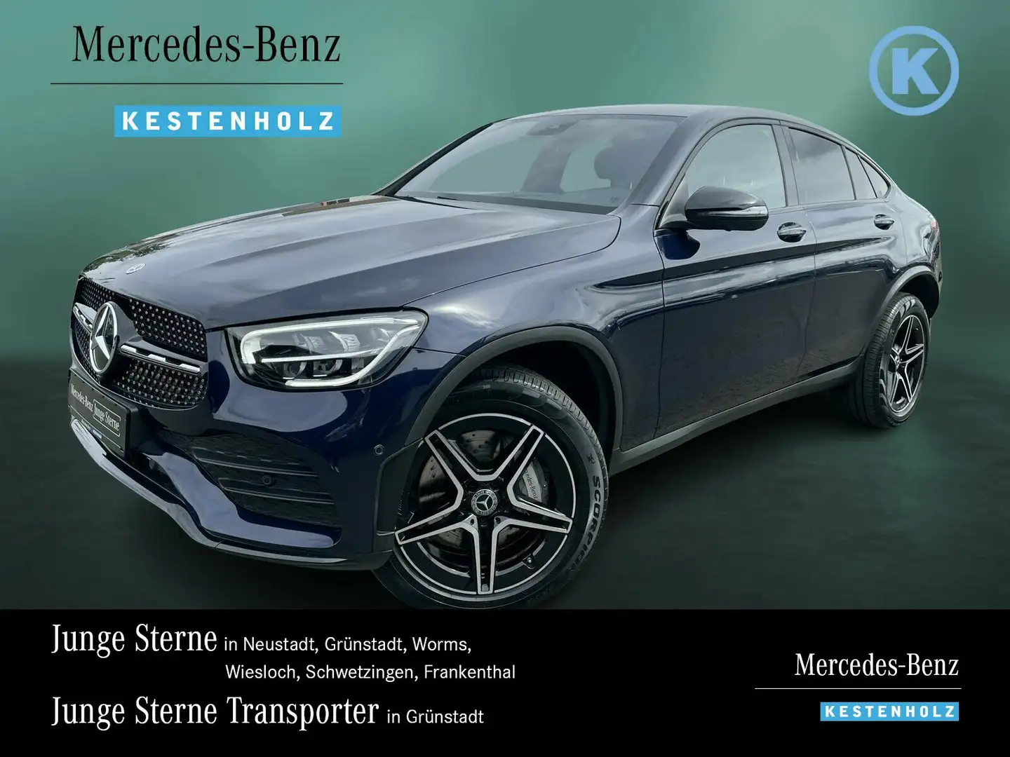 Mercedes-Benz GLC 300 GLC 300 e 4M AMG+NIGHT+AHK+DISTR+360°+EASYP+AMBI Blu/Azzurro - 1