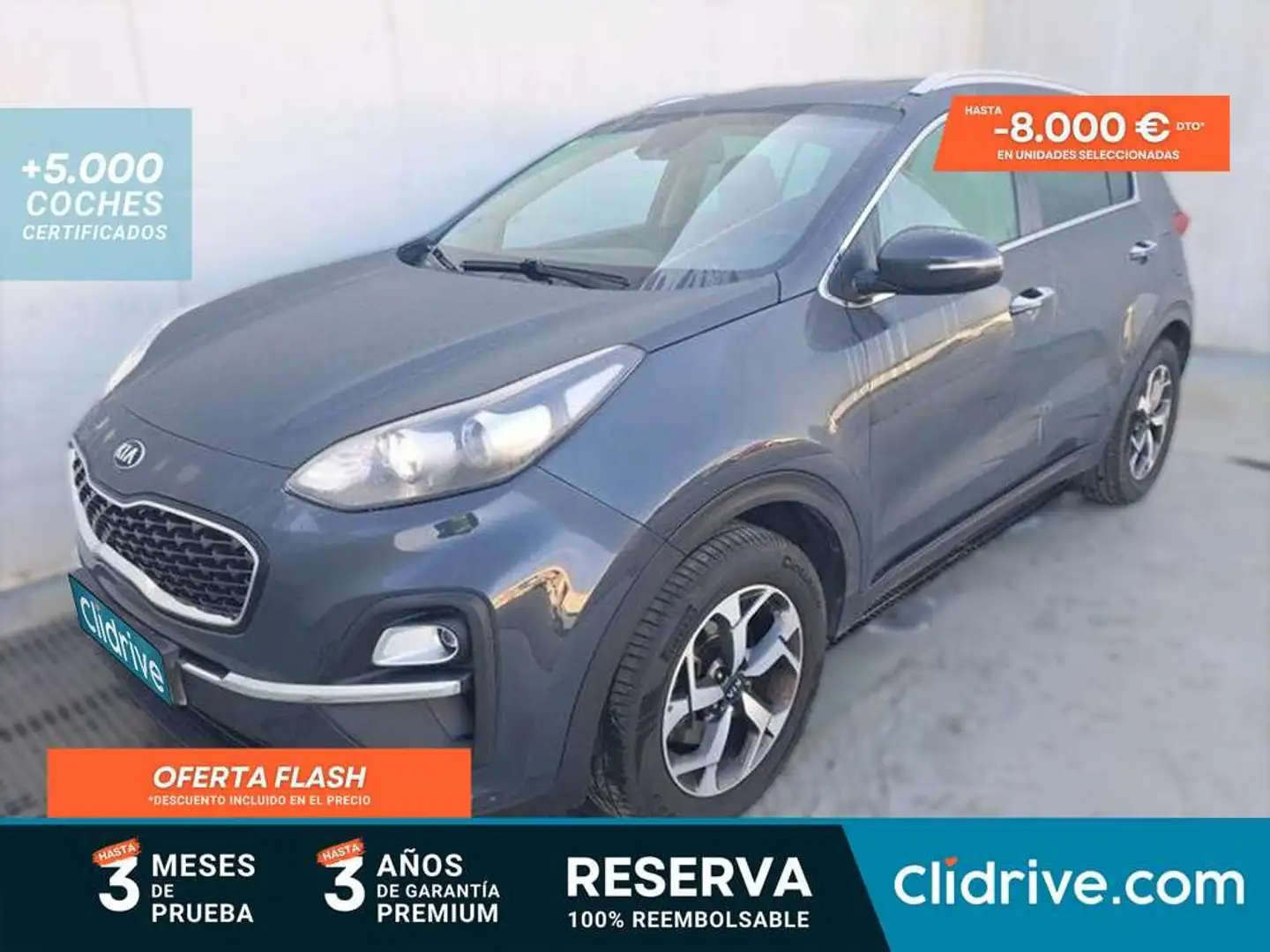 Kia Sportage 1.6 CRDI MHEV DRIVE Gris - 1