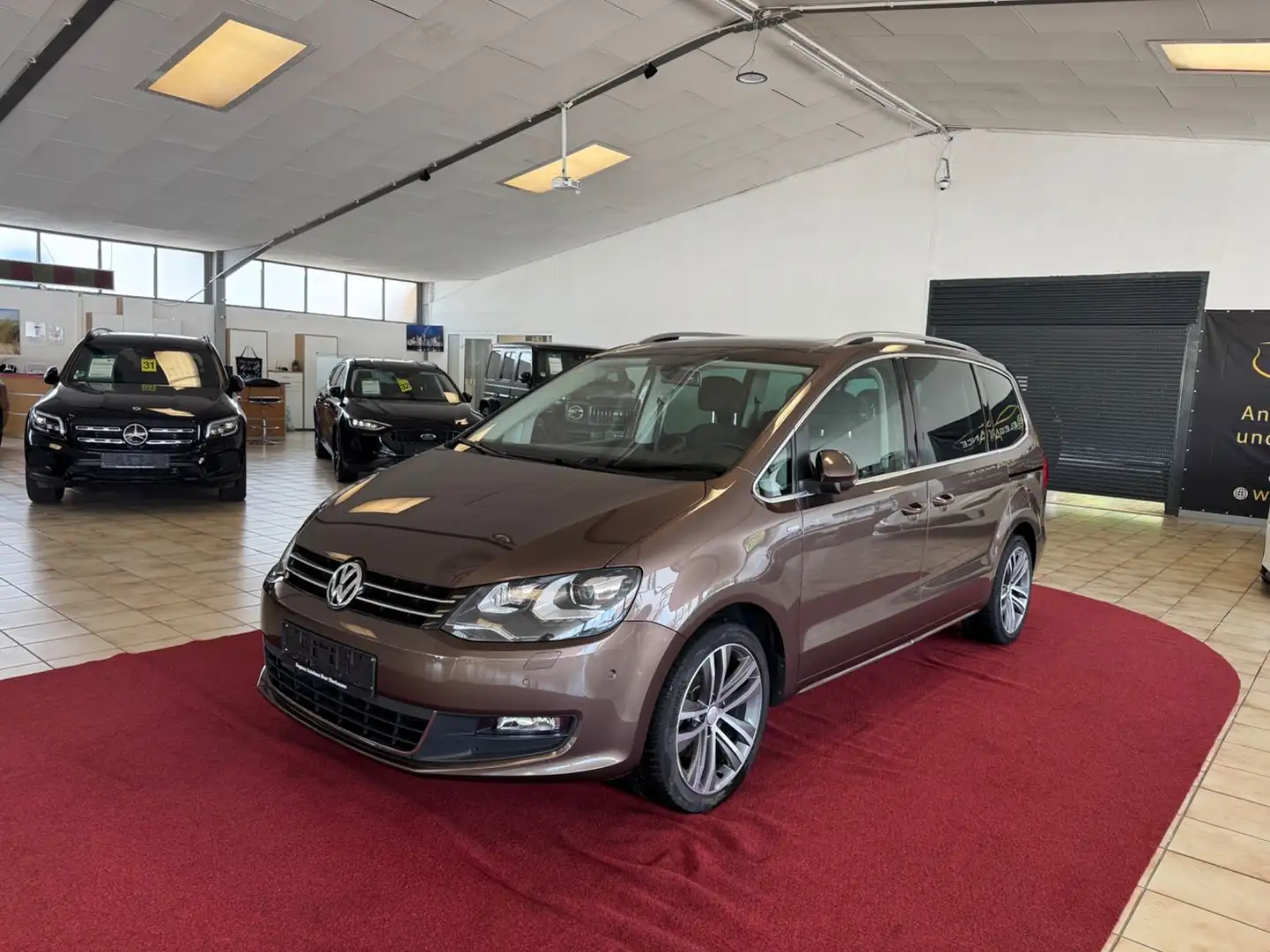 Volkswagen Sharan Life BMT 7 Sitzer Aut Panorama Brun - 1