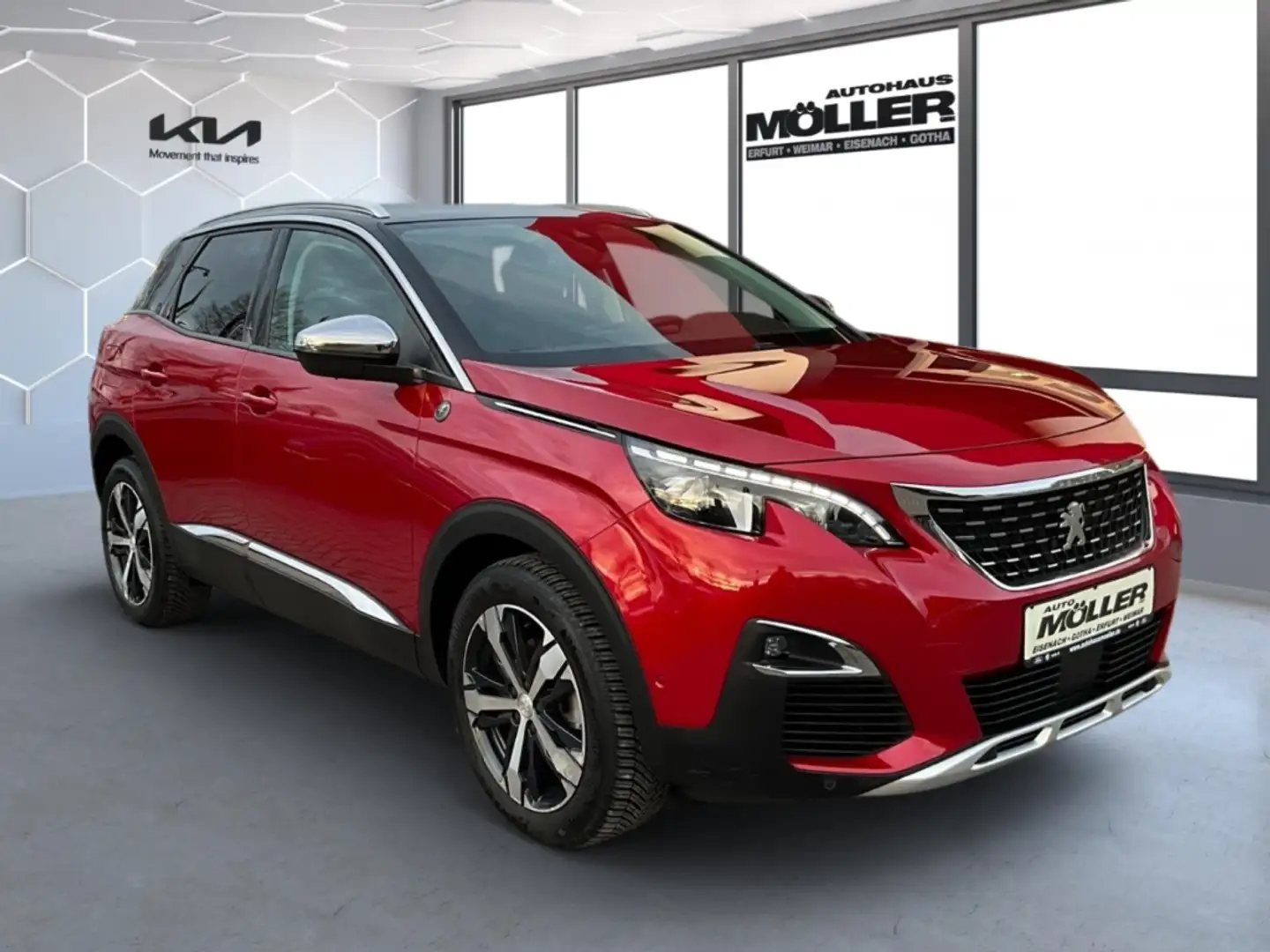 Peugeot 3008 1.2T Puretech 130 Crossway Navi LED Leder  El. Hec Rot - 2