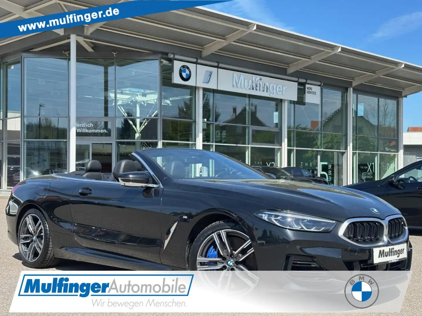 BMW M850 i xDr.Cabrio Laser HUD ACC SitzBel.DAB Park+ Schwarz - 1