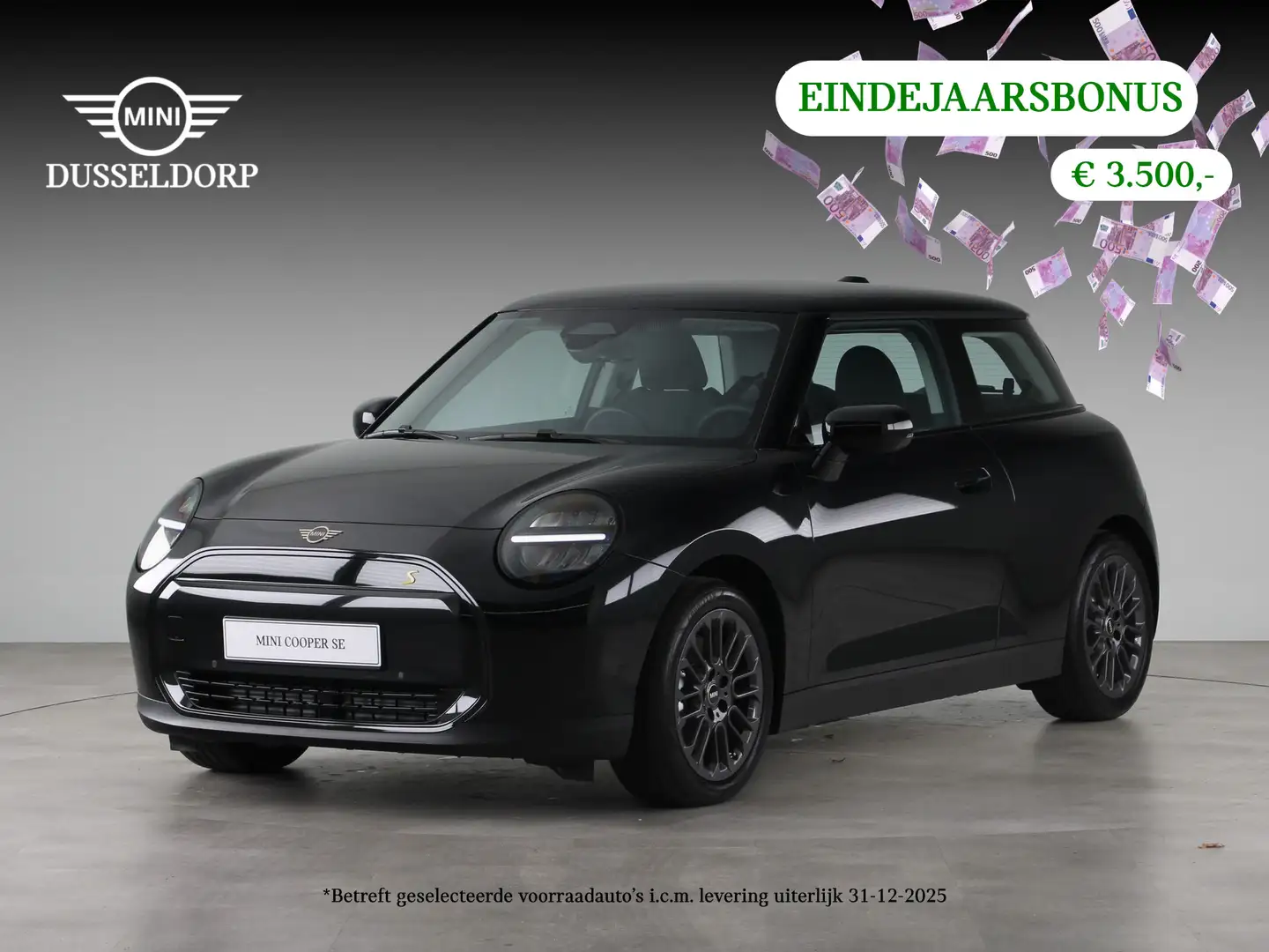 MINI Cooper SE Essential PRIVATE LEASE EUR 404,- (48 mnd/10.000 k Noir - 1