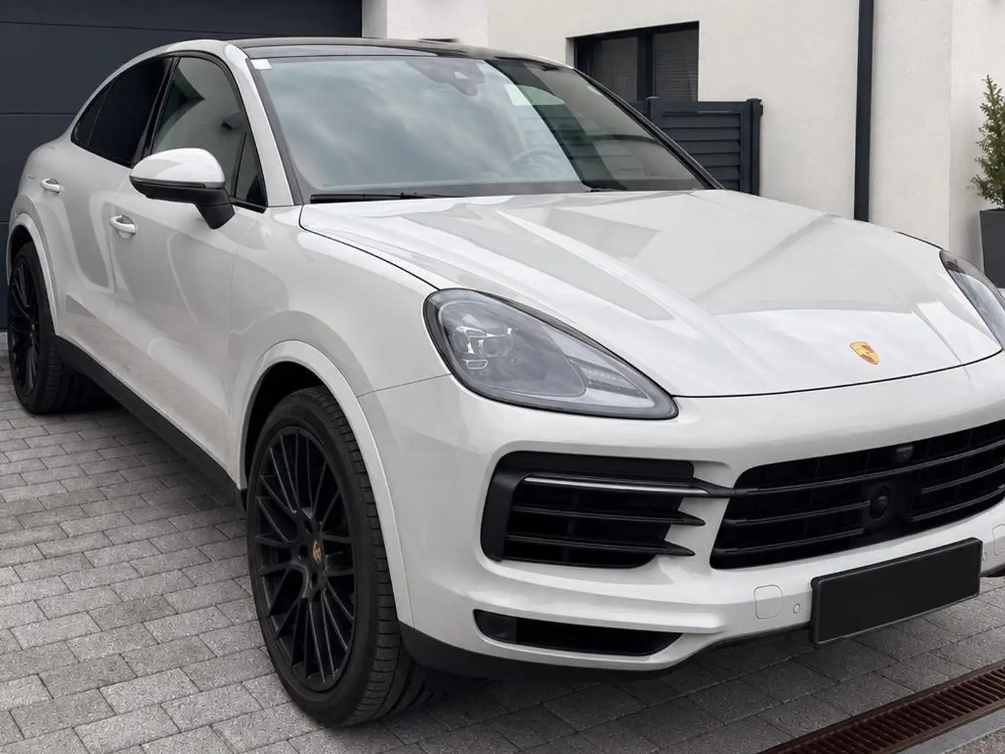 Porsche Cayenne Porsche Cayenne Coupé E-Hybrid | Kreide | 22” Blac Grau - 1