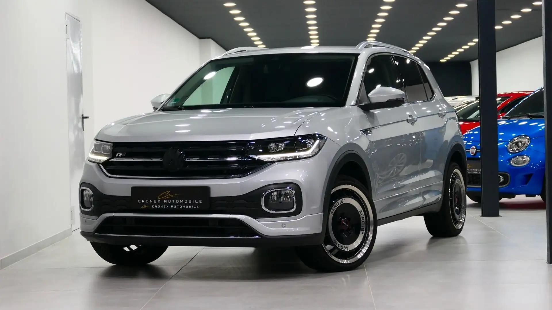 Volkswagen T-Cross R-Line*RFK*LED*Navi*ACC*CarPlay*Dig.Tach Plateado - 1