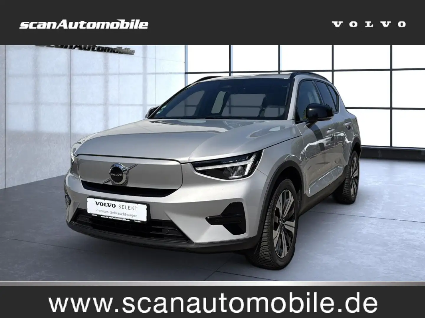 Volvo XC40 XC 40 Plus Recharge Pure Electric 2WD Bluetooth Argent - 1
