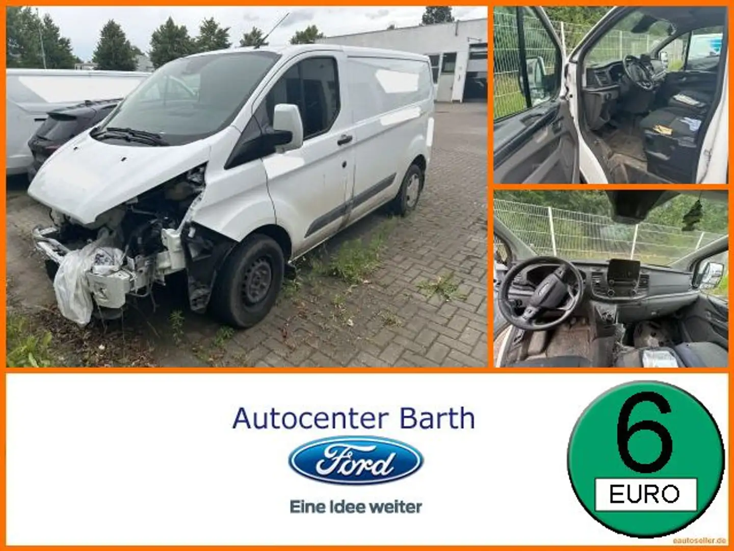 Ford Transit Custom Kasten 2.0 TDCi 300 L1 Trend Spähne Blanco - 1