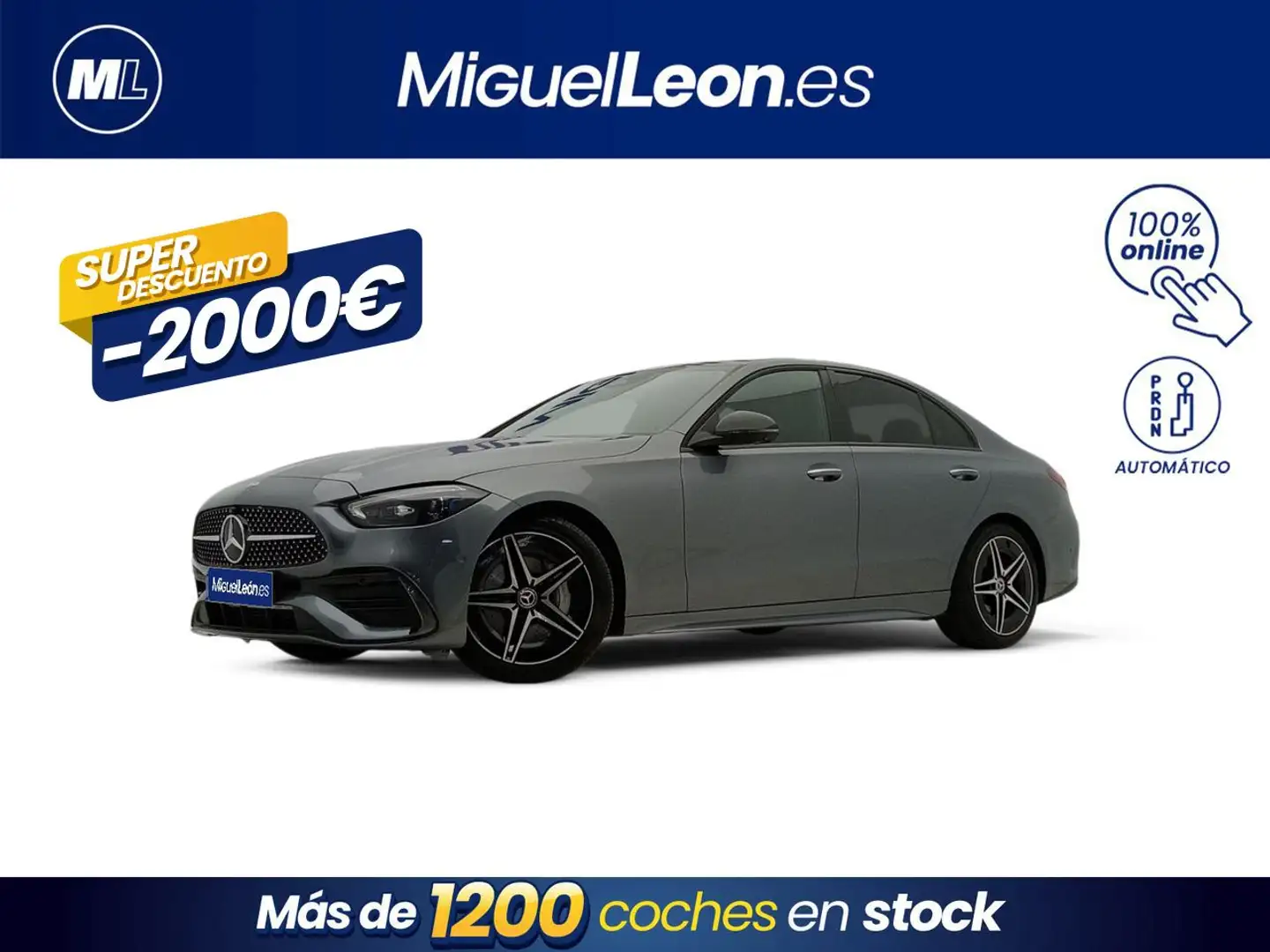 Mercedes-Benz C 200 Gris - 1