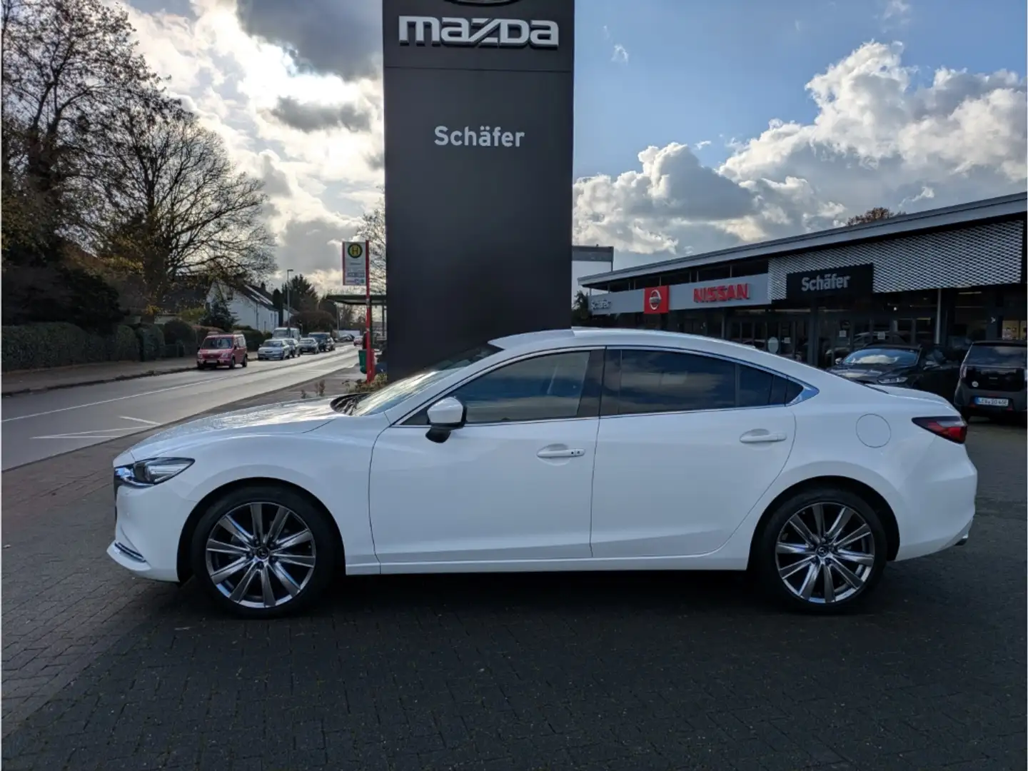 Mazda 6 Sport HUD Navi Bose 360 Kamera LED ACC Apple CarPl Weiß - 2