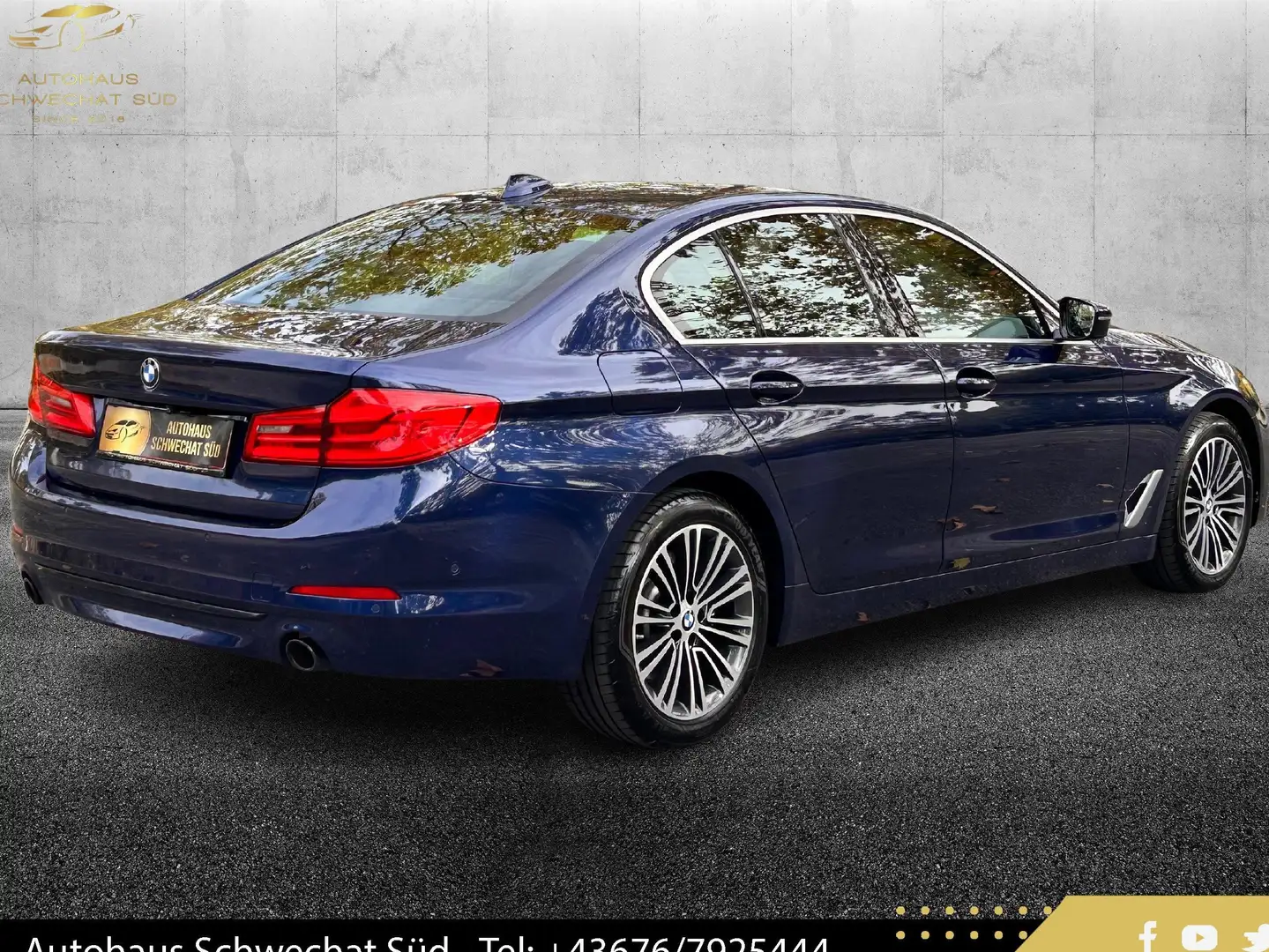BMW 520 d xDrive Sport Line// 1.BESITZ //TOP AUSSTTATTUNG Blau - 2