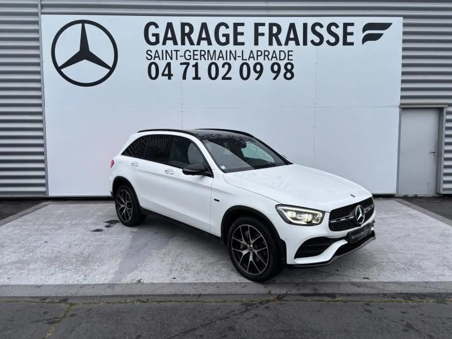 Mercedes-Benz GLC 300 300 de 194+122ch AMG Line 4Matic 9G-Tronic Weiß - 2