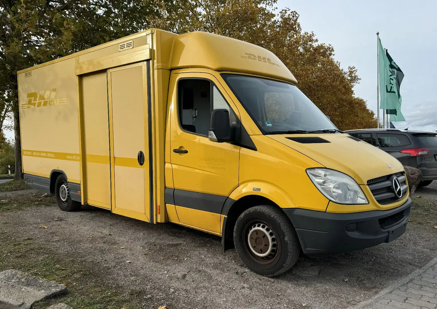 Mercedes-Benz Sprinter II Pritsche/ Koffer/Regalsystem Jaune - 1
