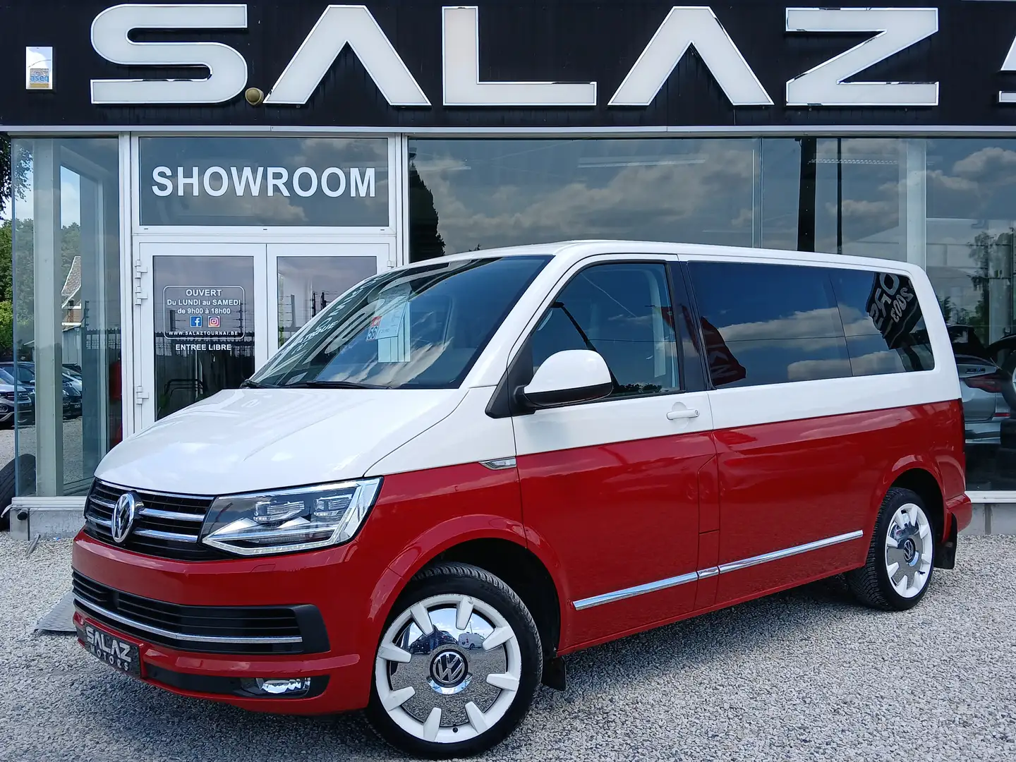Volkswagen T6 Caravelle 2.0 TDi SCR BMT Comfortline DSG 5PL /DOUBLE CABINE Rosso - 1