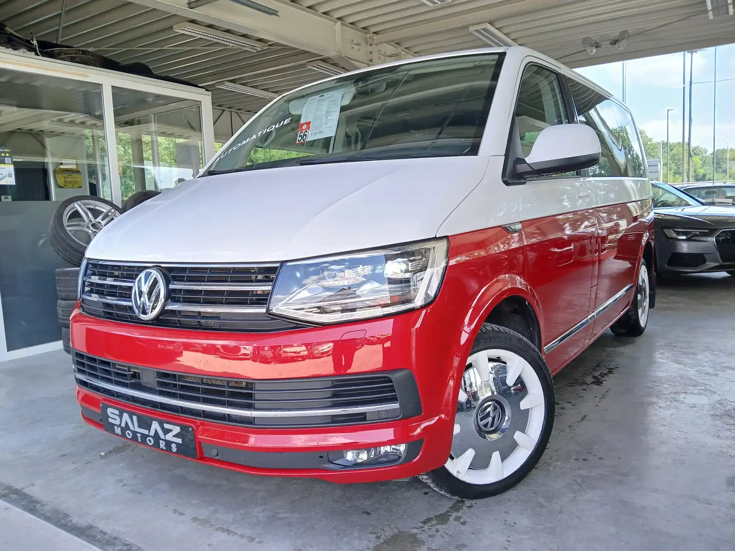 Volkswagen T6 Caravelle 2.0 TDi SCR BMT Comfortline DSG 5PL /DOUBLE CABINE Rosso - 2