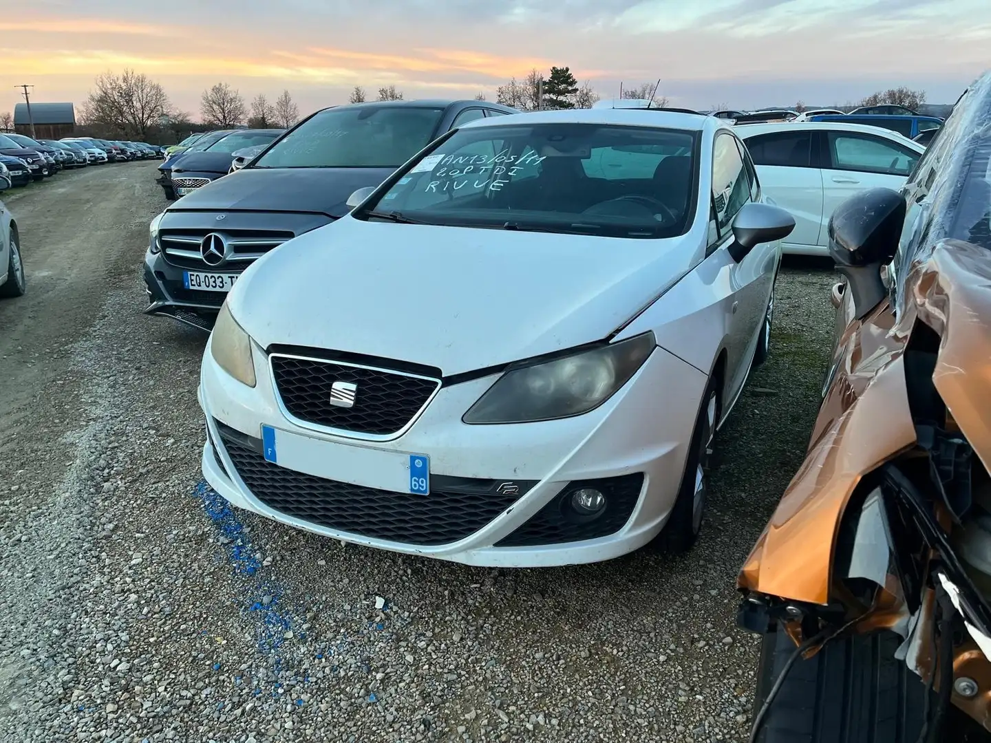 SEAT Ibiza Ibiza IV 2.0 TDi 143 CR FR / DN642 Blanc - 2