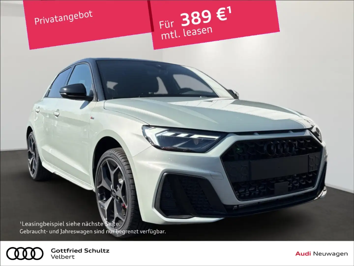 Audi A1 Sportback 40 TFSI S line Vollgas Optik Schwarz Silber - 1