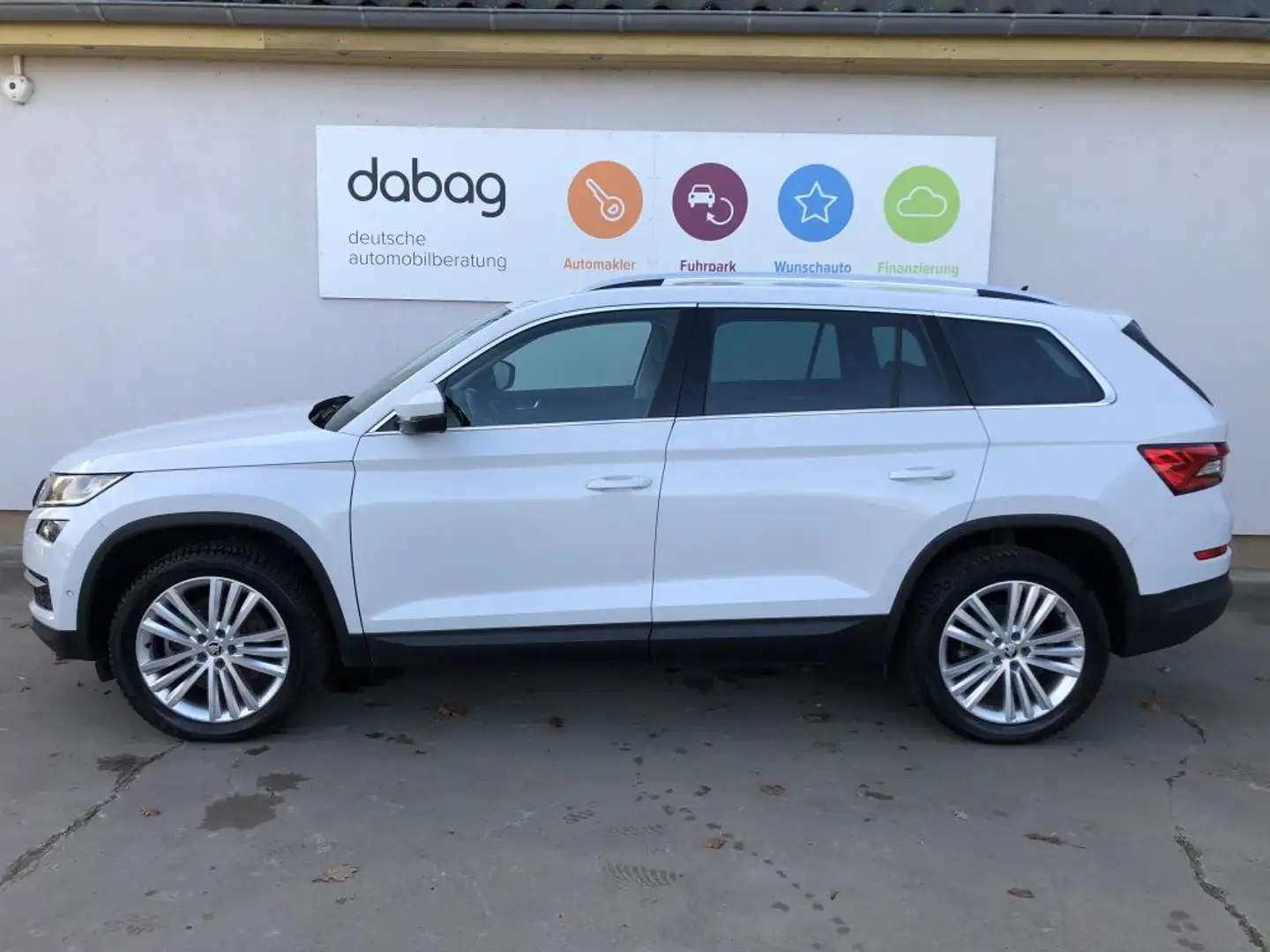 Skoda Kodiaq 2.0TDI 4x4 DSG Style Standh Kam AHK Shz Allwetter Blanc - 2