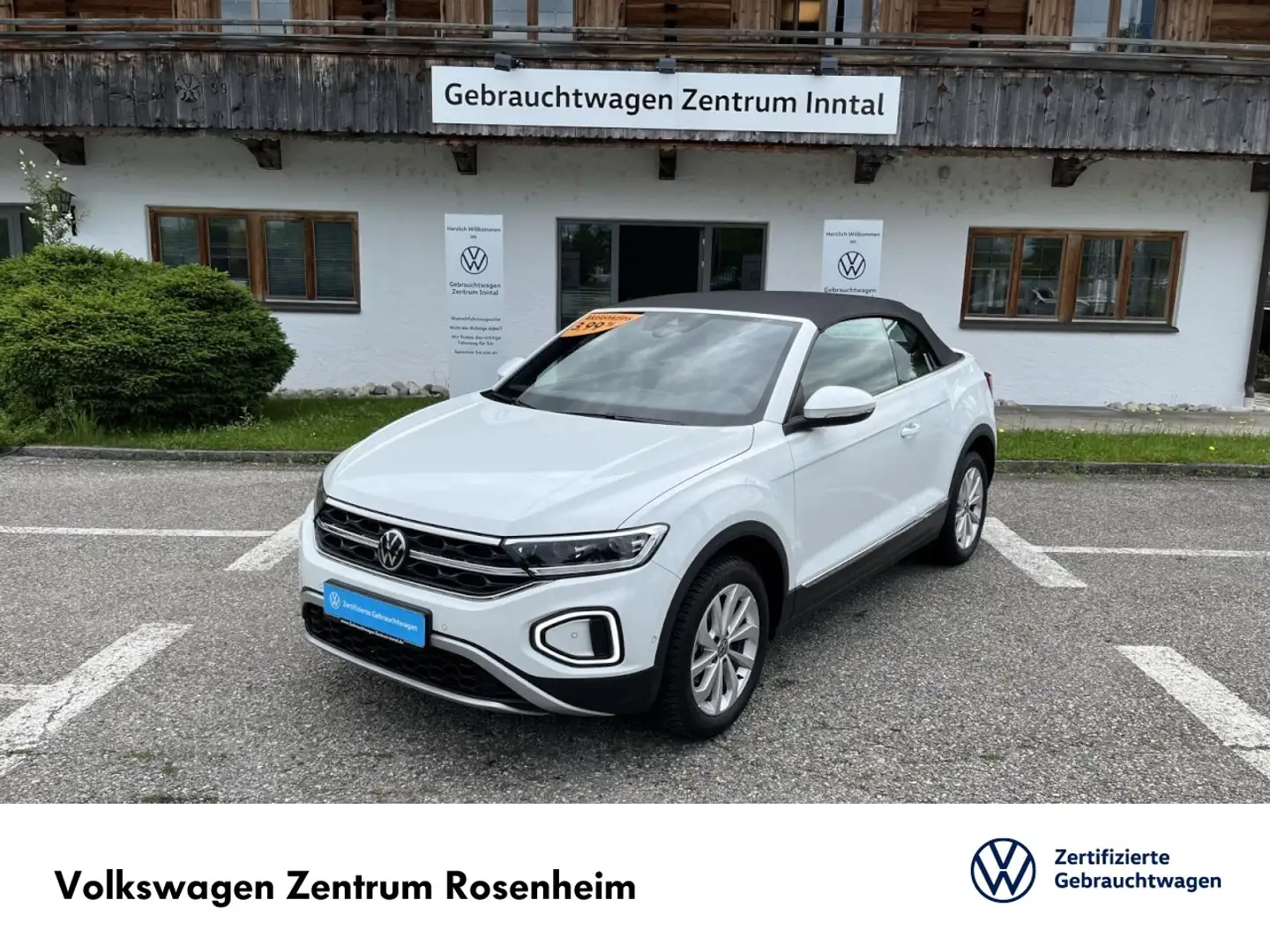 Volkswagen T-Roc Cabriolet 1.0 TSI Style (NAVI,App,LED,RearView,) Blanco - 1