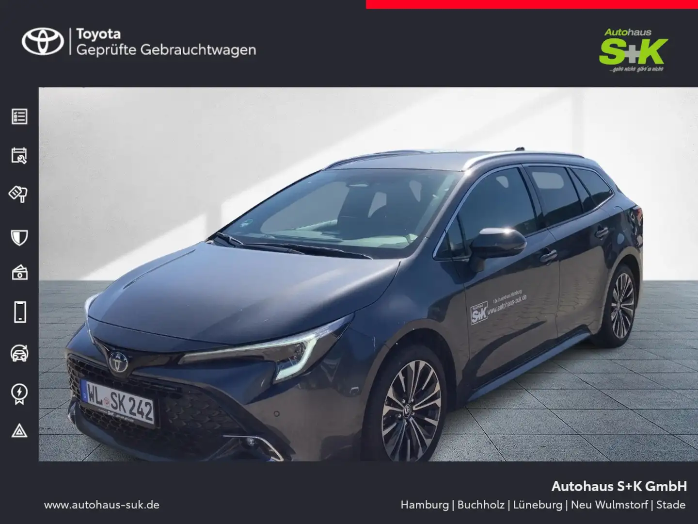 Toyota Corolla Touring Sports Hybrid Teamplayer*SHZ*KAMERA* Grau - 1