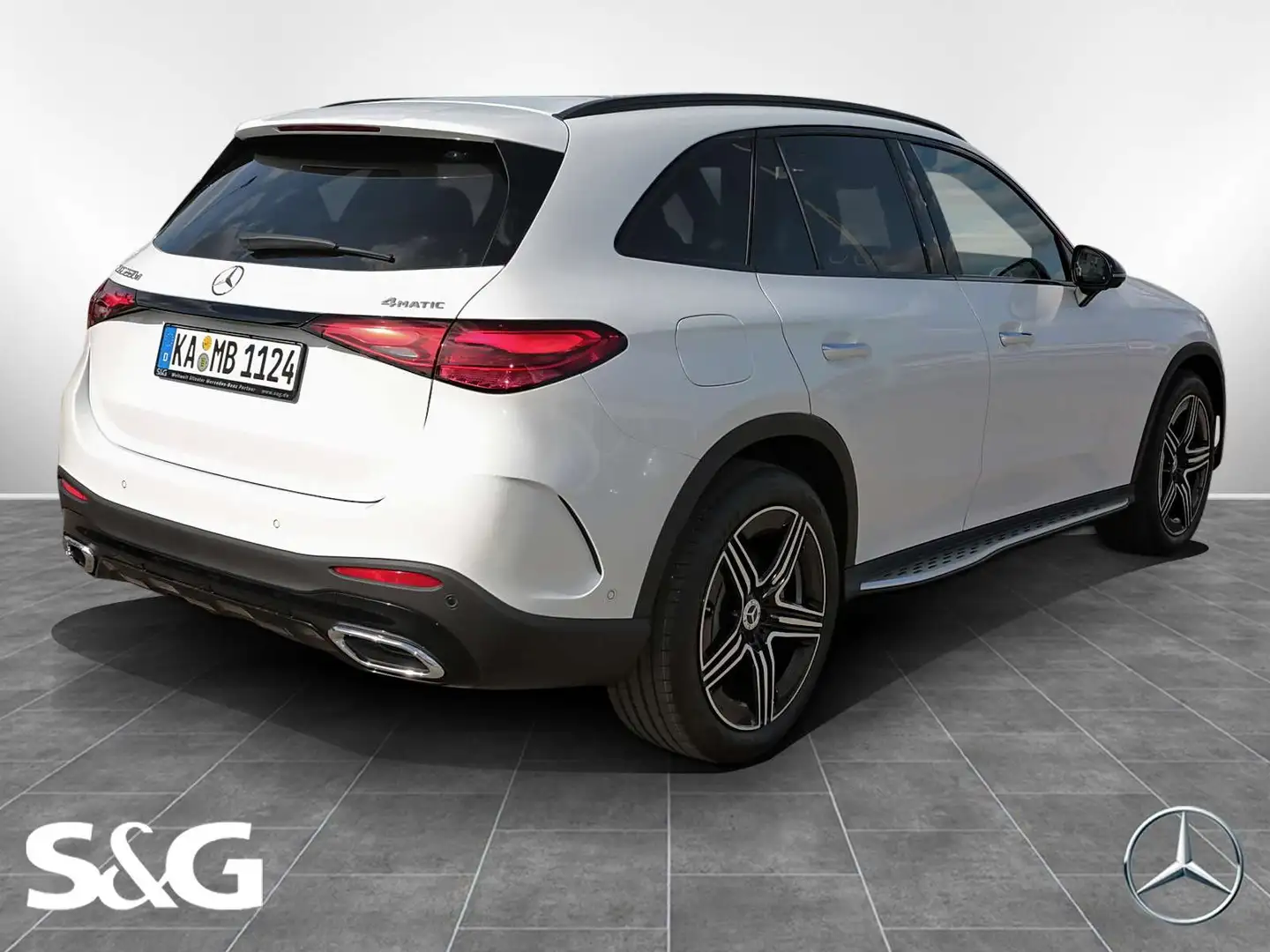 Mercedes-Benz GLC 220 d 4M AMG Distonic+360°+DIG-LED+Panor+AHK Bianco - 2