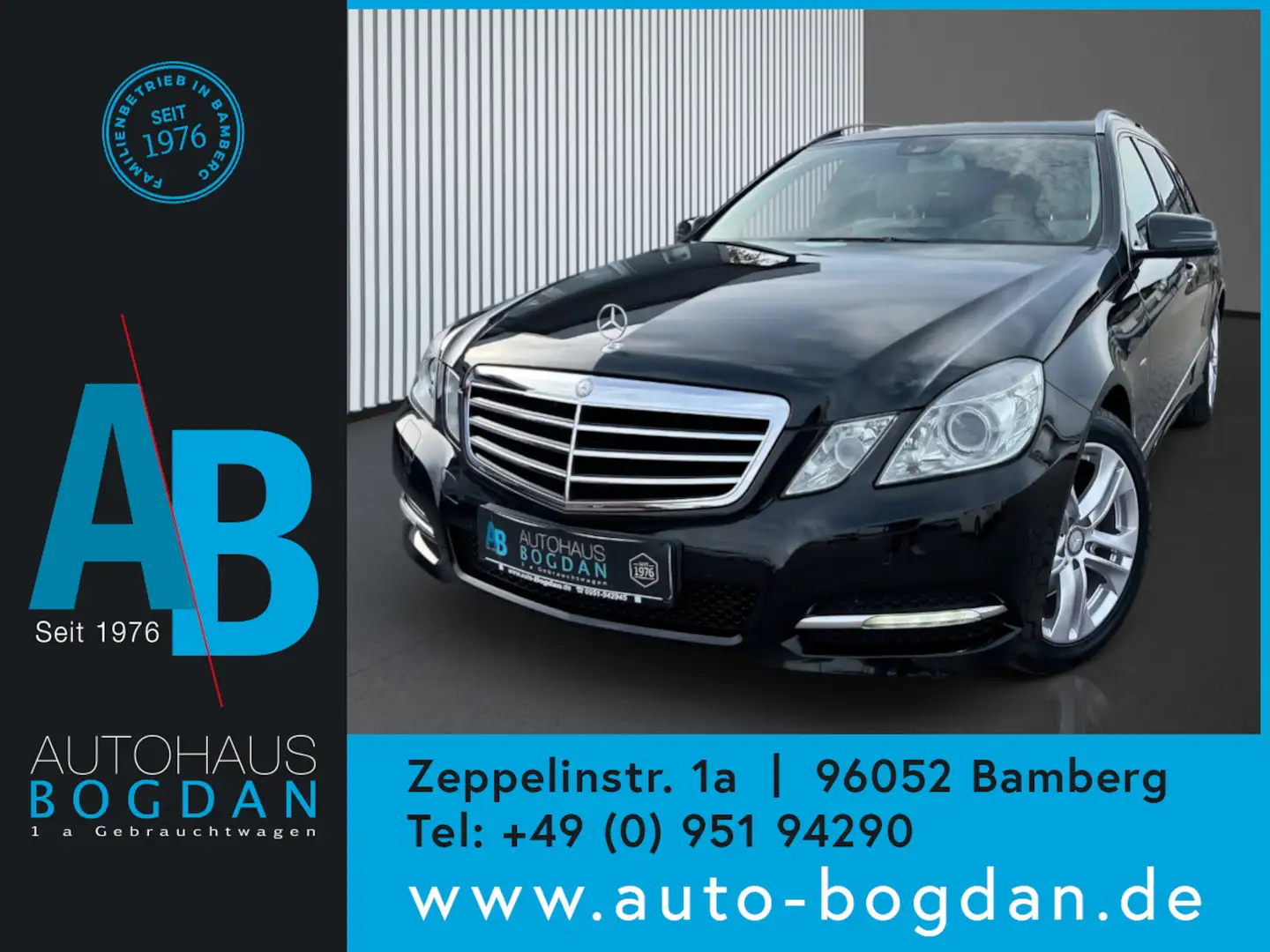 Mercedes-Benz E 250 CGI BlueEfficiency schwenkb.AHK*Tempomat* Noir - 1