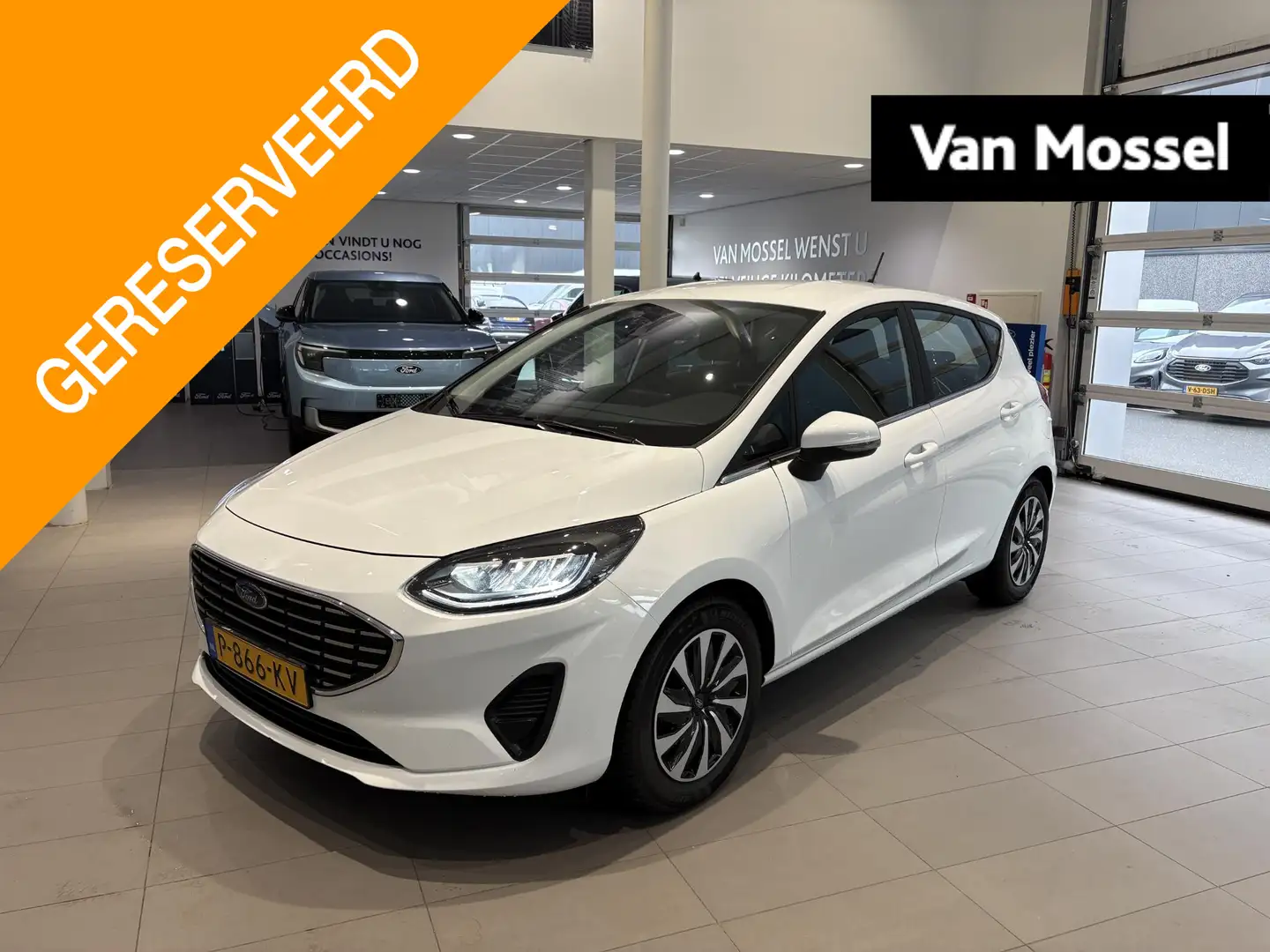 Ford Fiesta 1.0 EcoBoost Hybrid Titanium | NAVI | CARPLAY | PA Blanc - 1