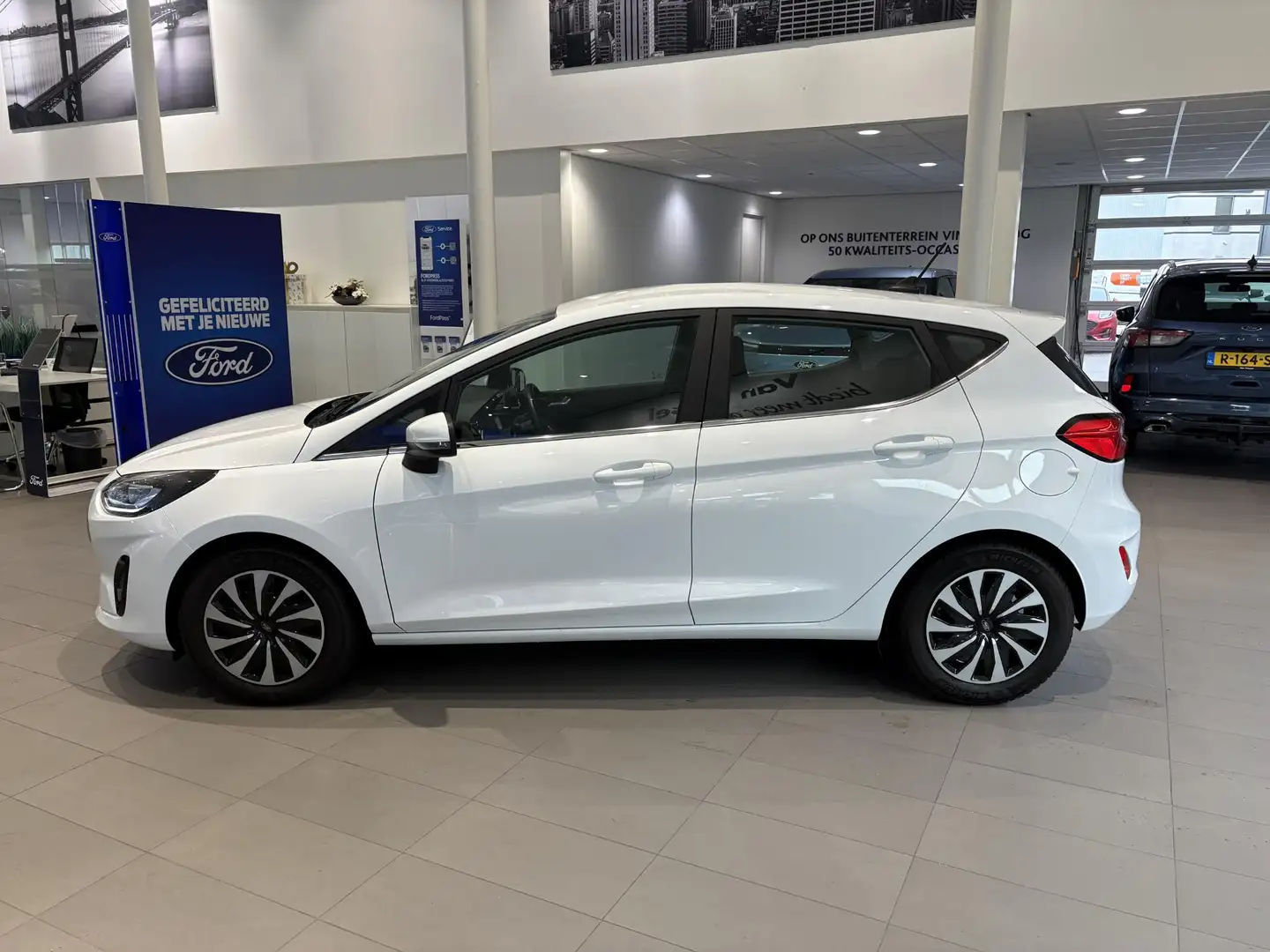 Ford Fiesta 1.0 EcoBoost Hybrid Titanium | NAVI | CARPLAY | PA Blanc - 2