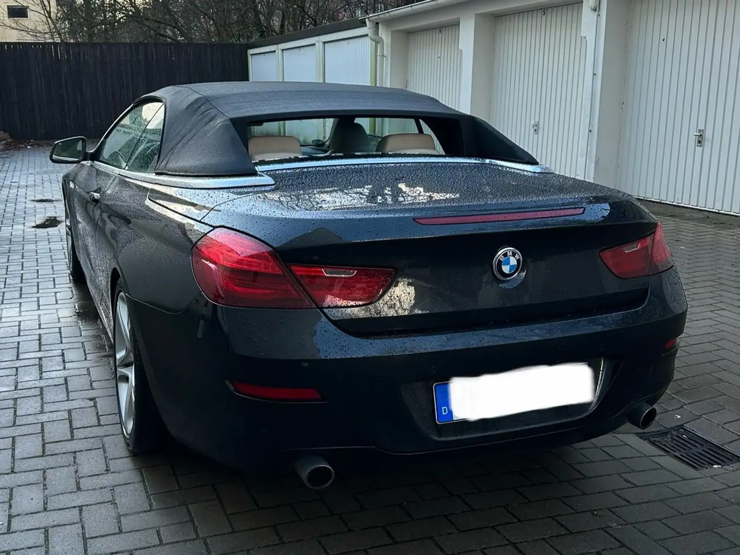 BMW 640 640d Cabrio Schwarz - 2