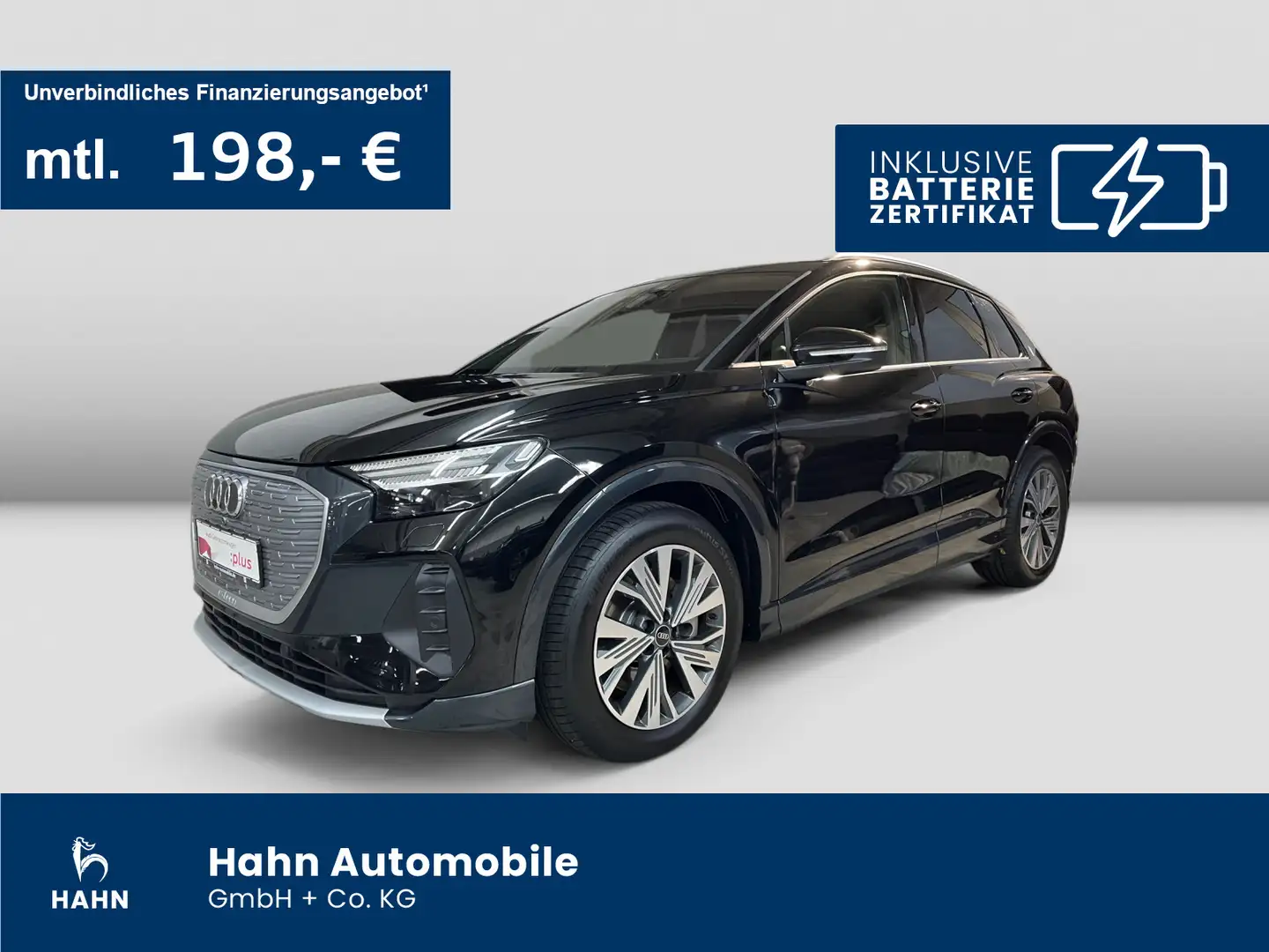 Audi Q4 e-tron Q4 40 e-tron Matrix HUD Pano CAM Wärmepumpe Carp Schwarz - 1
