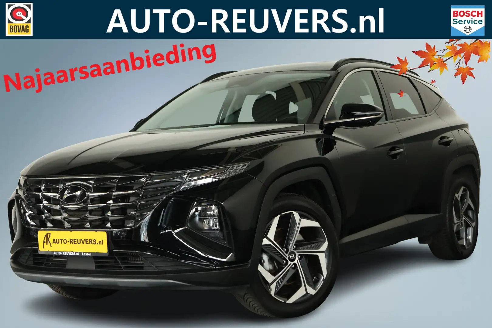 Hyundai TUCSON 1.6 T-GDI PHEV Comfort Smart 4WD / Navi / LED / AC Zwart - 1