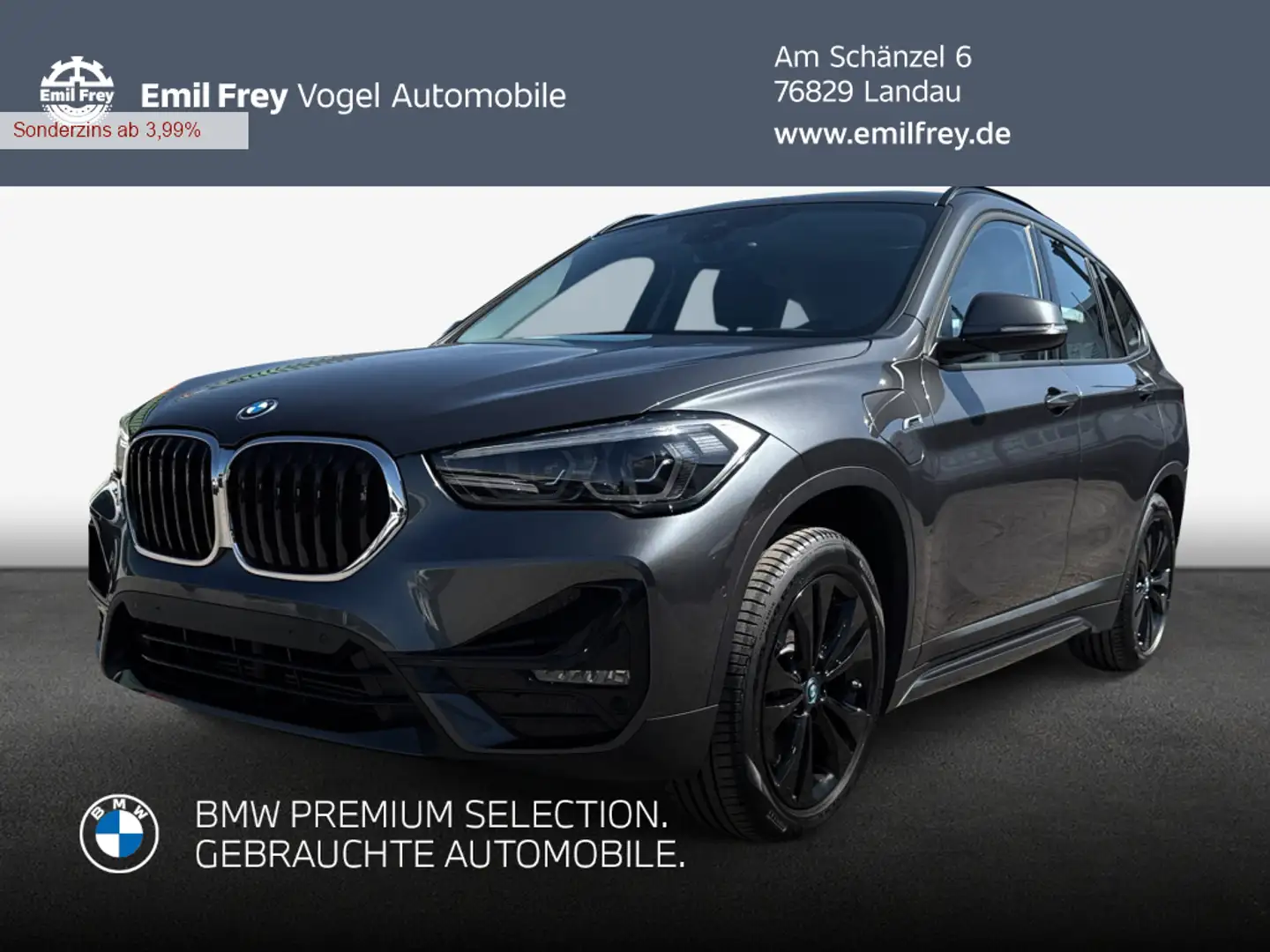 BMW X1 xDrive25e Sport Line *SHZ*PDC*RFK* Gris - 1