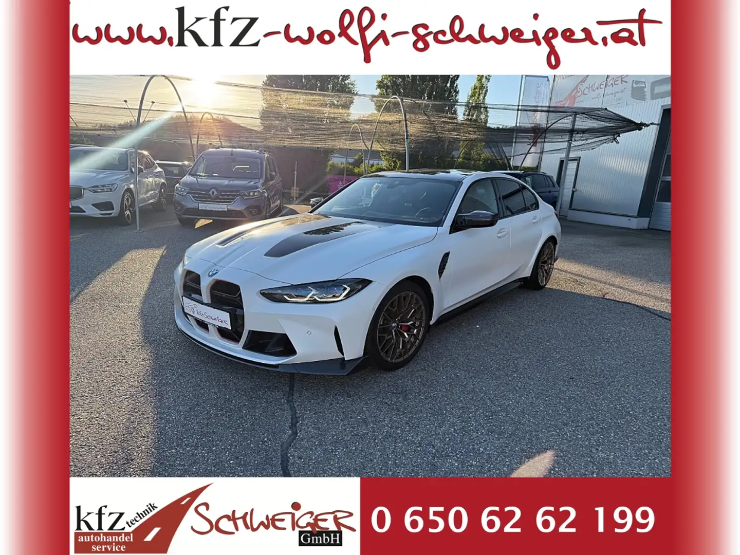 BMW M3 CS xDrive Aut. Limosine Weiß - 1