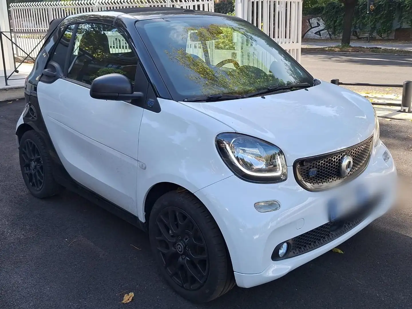smart forTwo Fortwo III 2015 Cabrio Cabrio eq Passion my19 Bianco - 1
