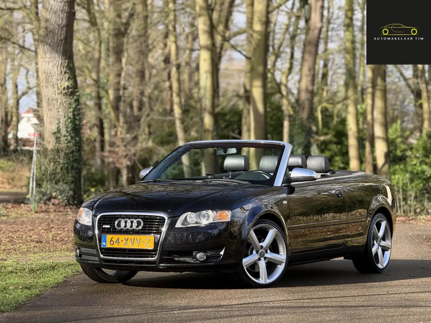 Audi A4 Cabriolet 1.8 Turbo Pro Line Exclusive / S-LINE Schwarz - 1