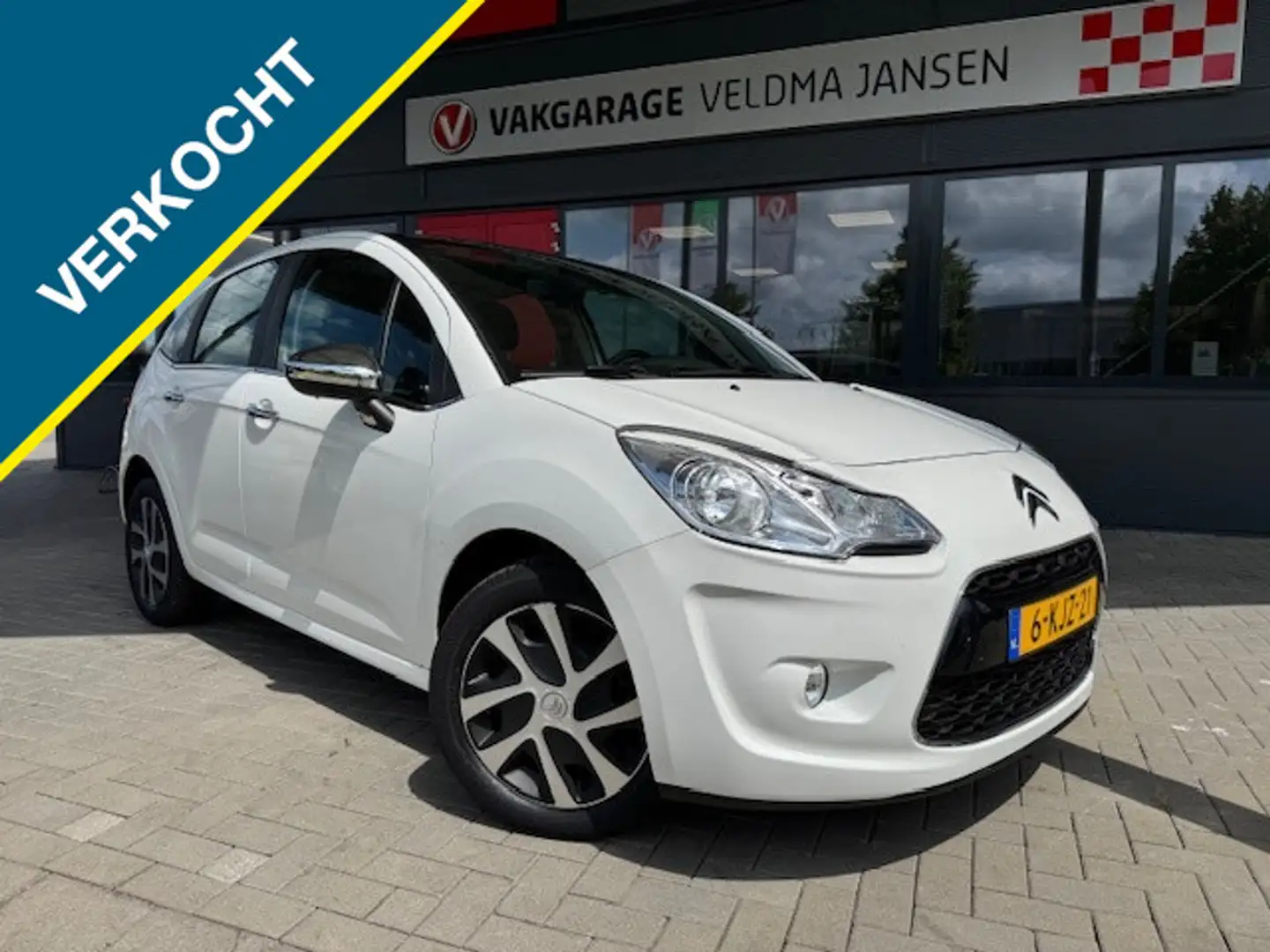 Citroen C3 VERKOCHT!! 1.2 VTi COLLECTION + ECC/ZENITH/CRUISE/ Blanc - 1