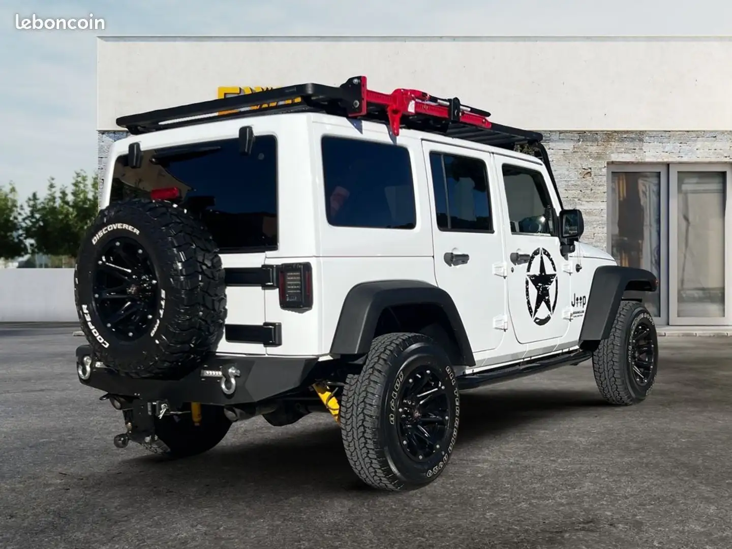 Jeep Wrangler top config 2.8 crd 200 unlimited awd bvm plus de 15000 d'equipements pas malus Blanc - 2