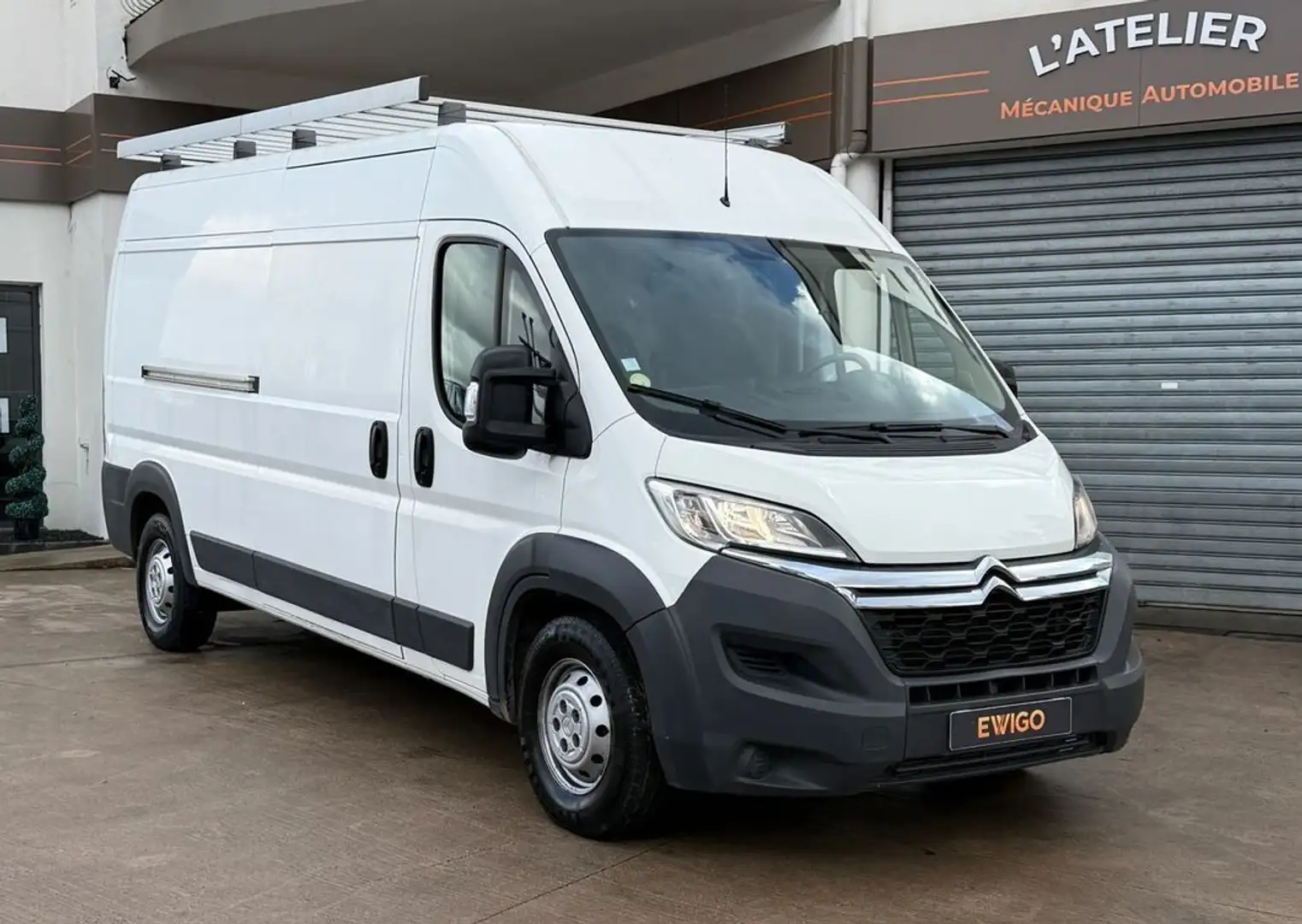 Citroen Jumper 2.2 hdi turbo 150 bvm l3h3 %2B caméra attelage galerie Blanc - 1