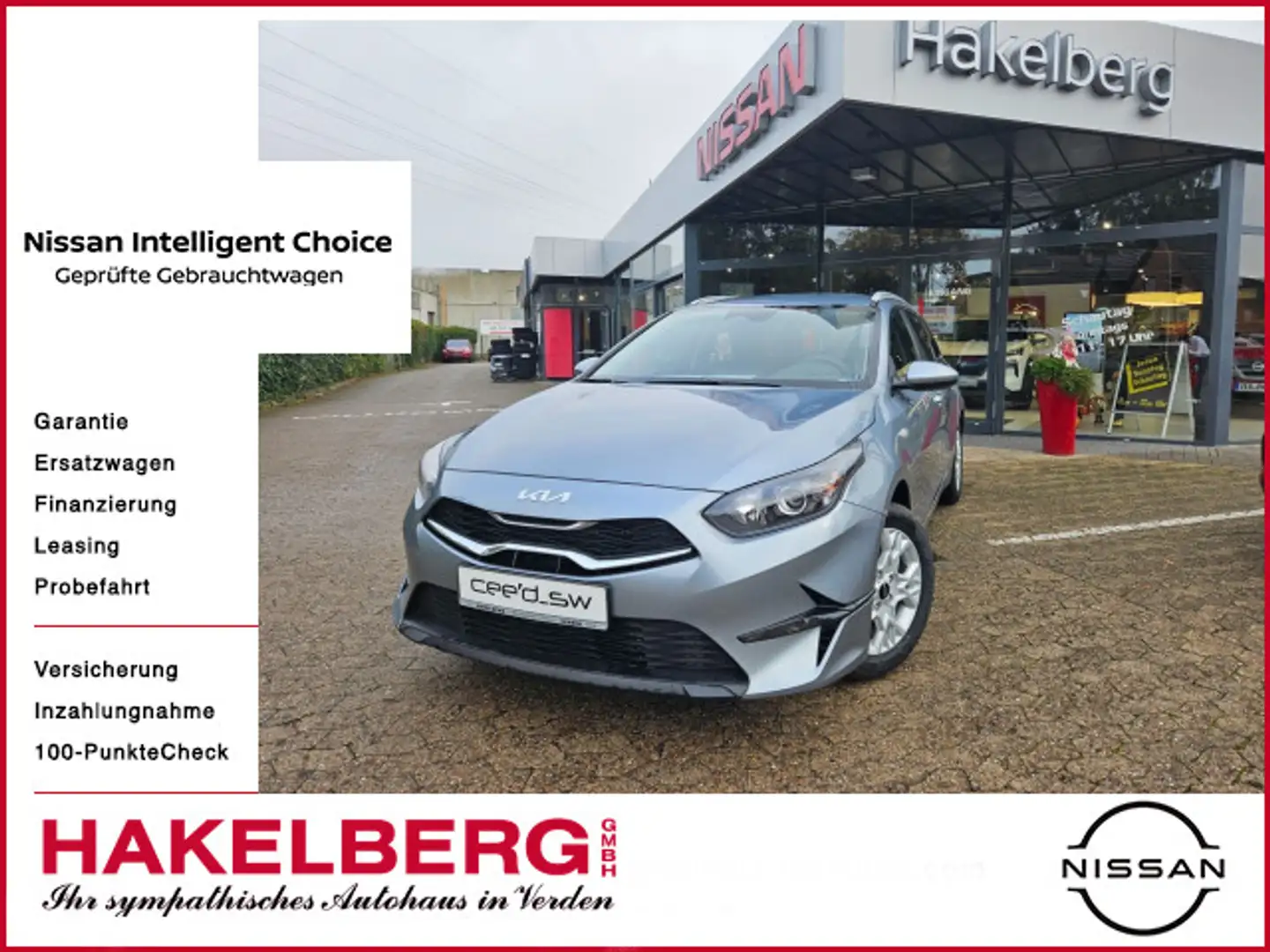 Kia Ceed SW / cee'd SW 1.5 T-GDI 140 PS Vision + P7- Silber - 1