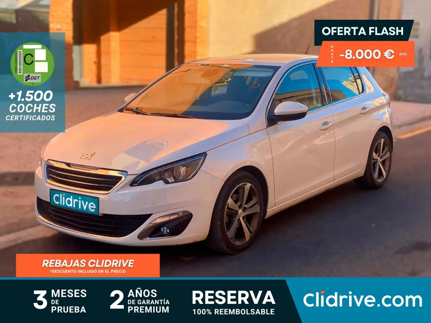 Peugeot 308 1.2 PureTech S&S Allure 130 Blanco - 1