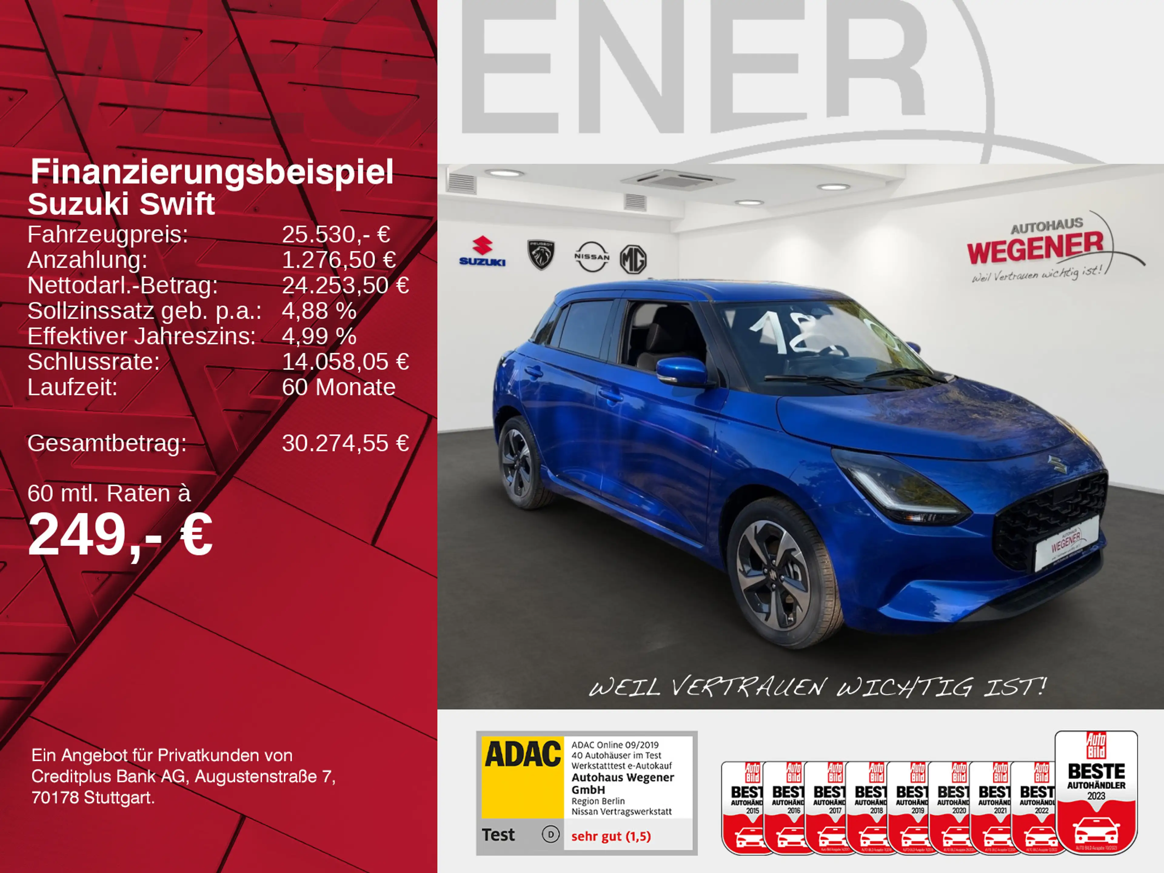 Suzuki Swift Comfort+ CVT HYBRID LED Navi SHZ Kamera — photo 2