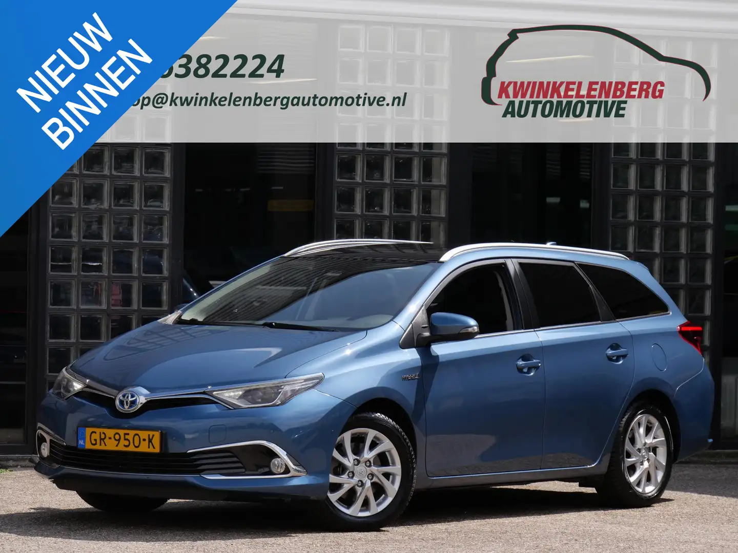 Toyota Auris TS HYBRID LEASE PRO/ PANORAMADAK/ PDC V+A/ KEYLESS Blauw - 1