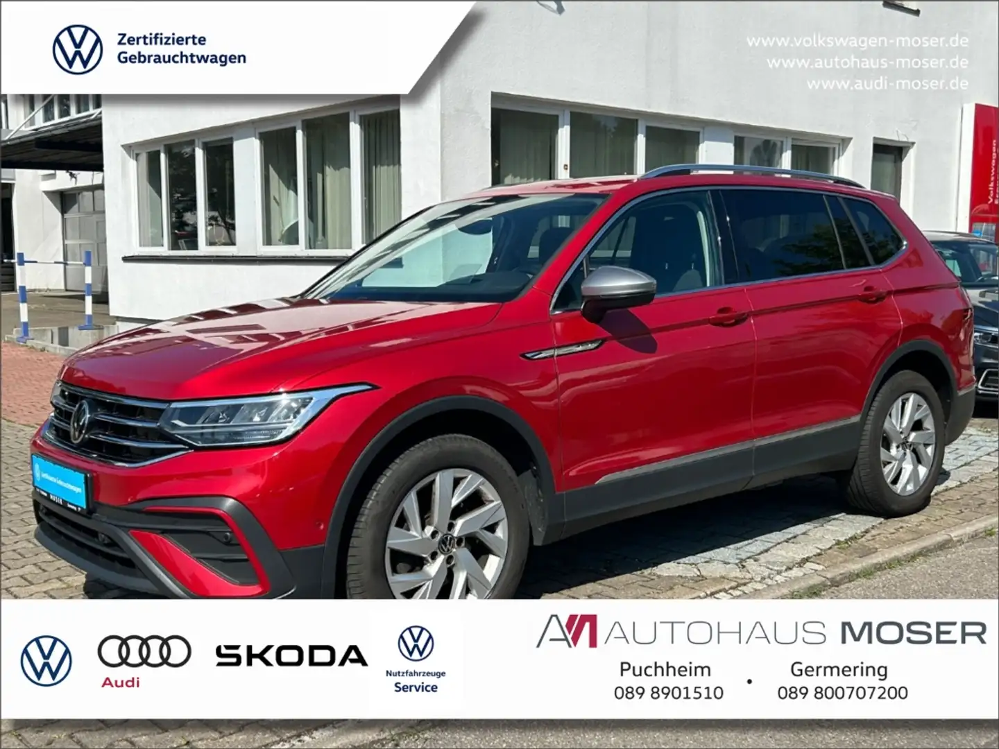 Volkswagen Tiguan Allspace 2.0TDI DSG Navi*Assist+*ACC*Pano!!! Red - 1