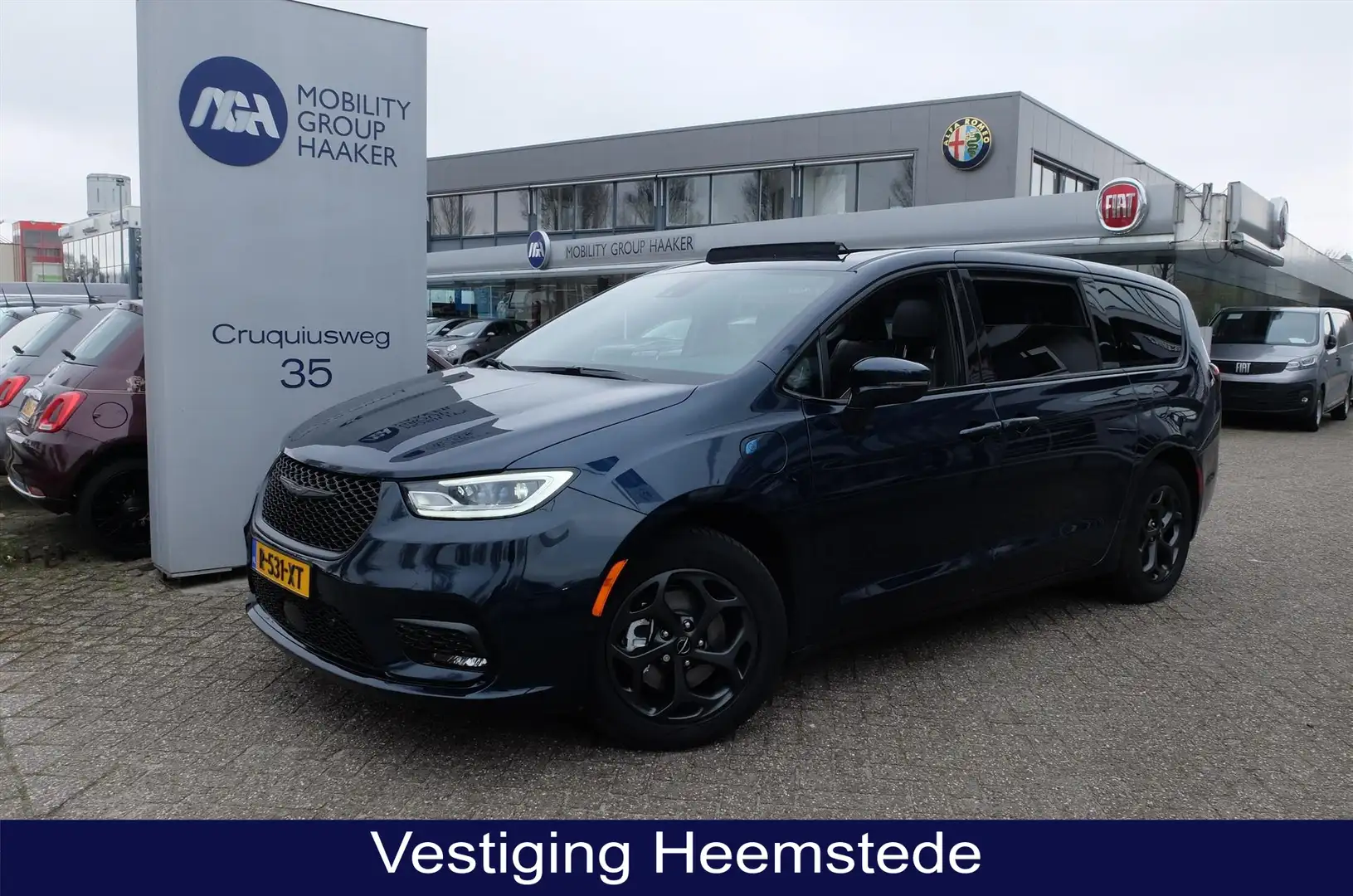 Chrysler Pacifica Plug-In Hybride Automaat Opendak 7Persoons Full Op Blue - 1