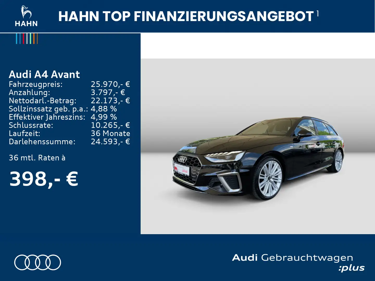 Audi A4 30TDI S-tronic S-line Navi HUD LED ACC Nero - 2
