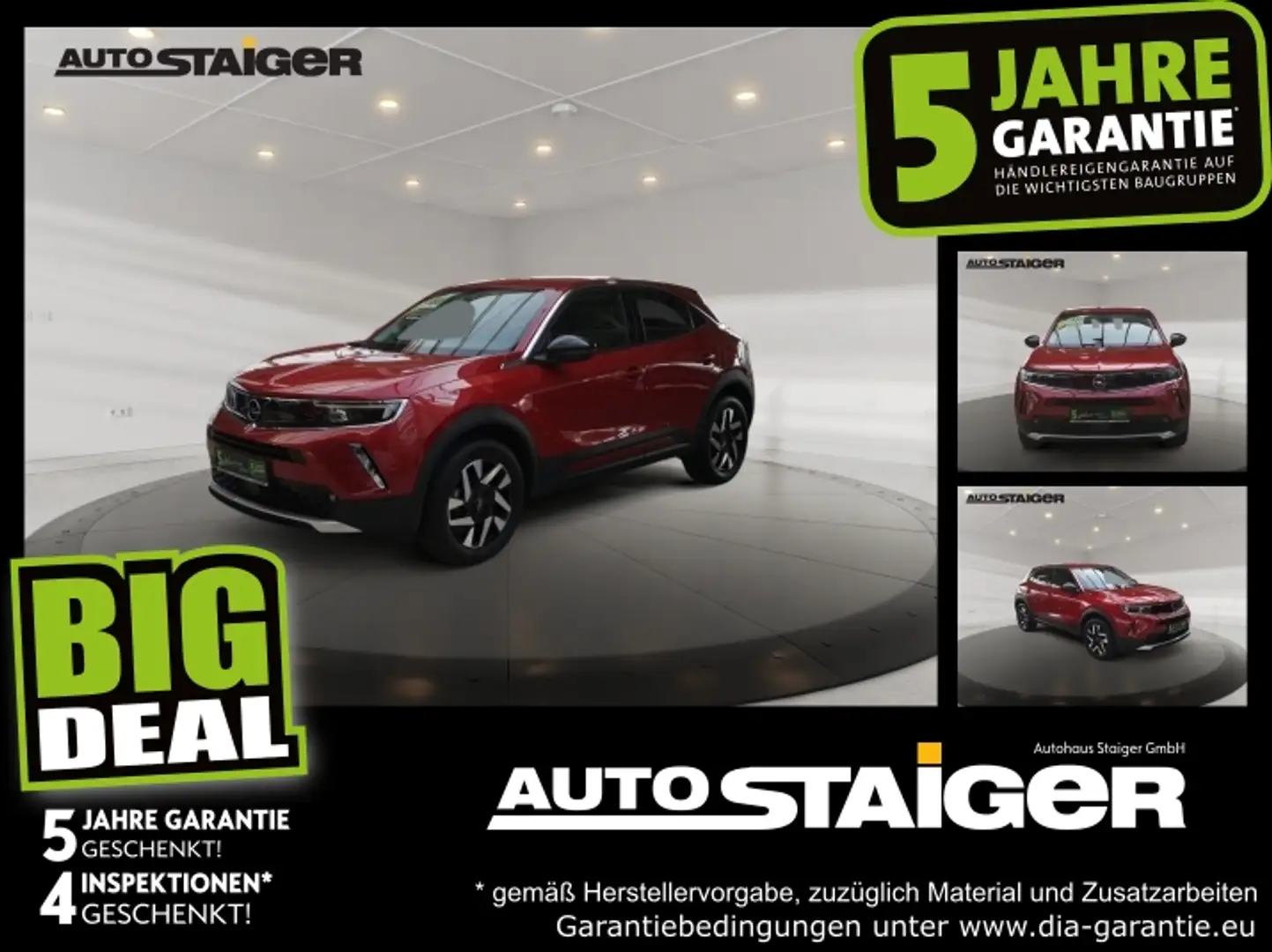 Opel Mokka 1.2 Turbo Elegance Rückfahrkamera, CarPlay Rojo - 1
