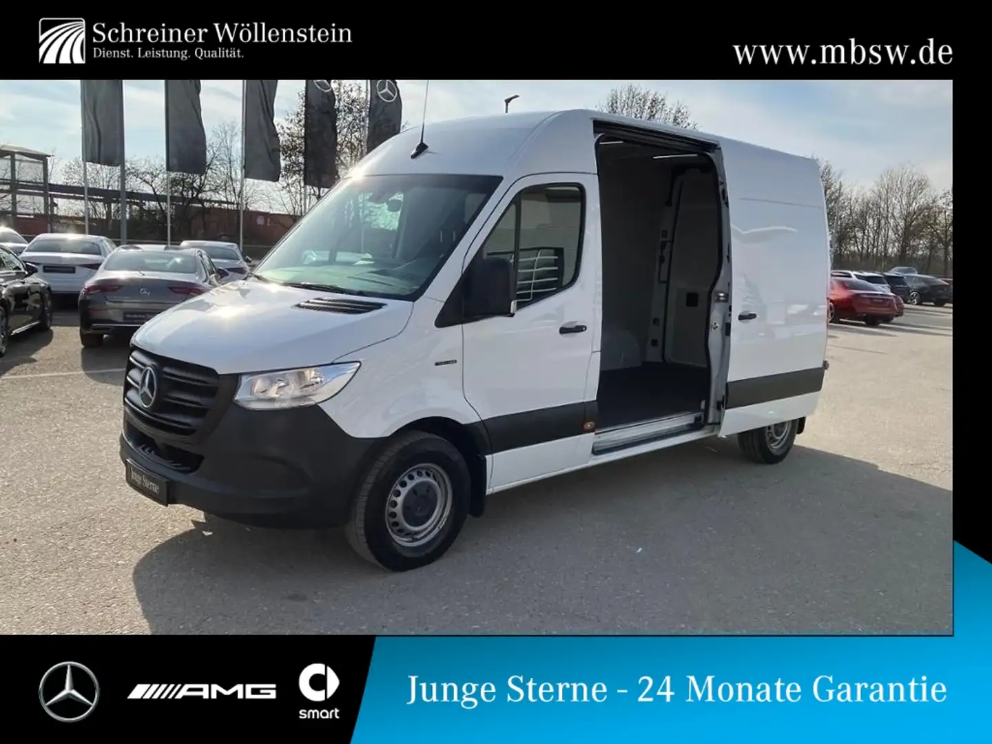 Mercedes-Benz Sprinter e 312 KA L2H2 Kamera*Klima*Schiebetür li Fehér - 1