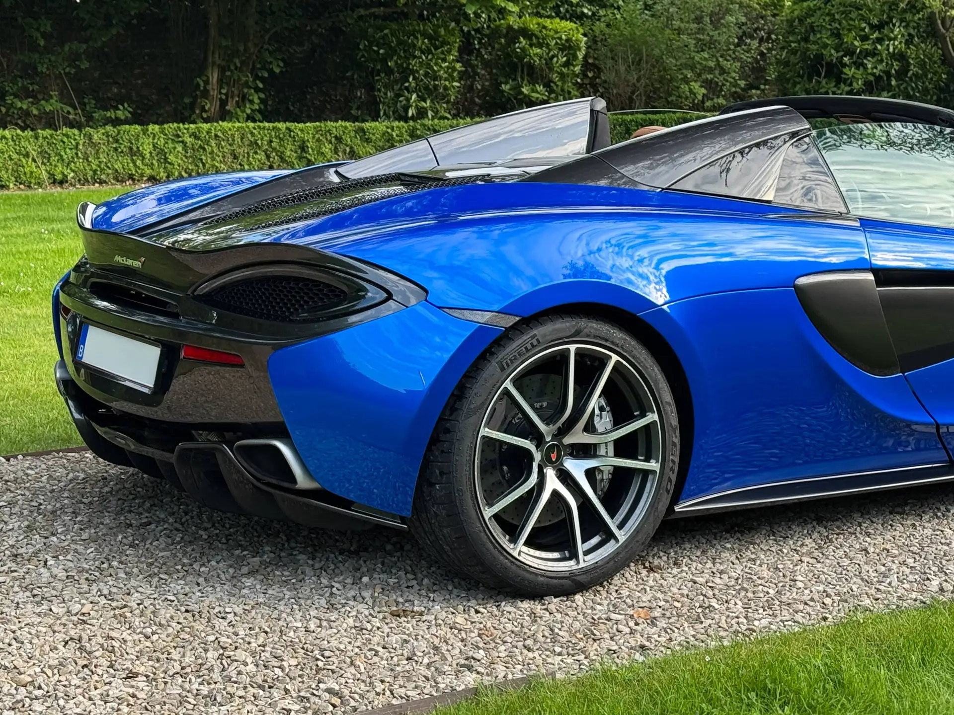맥라렌 570S 570 Sport Spider 2018 파랑 사진 7